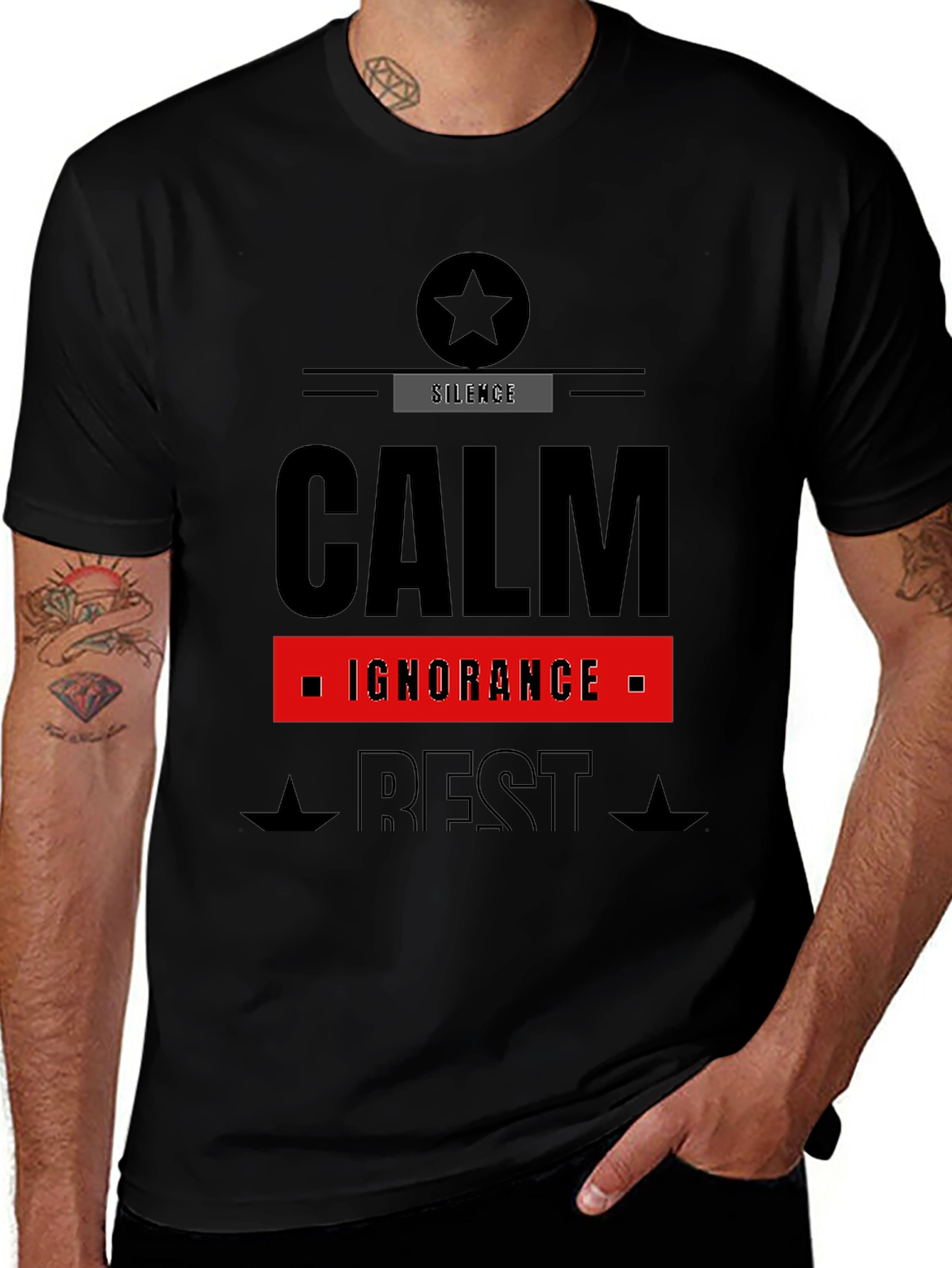 Variant 8 of Calm Ignorance Rest Graphic T-Shirt