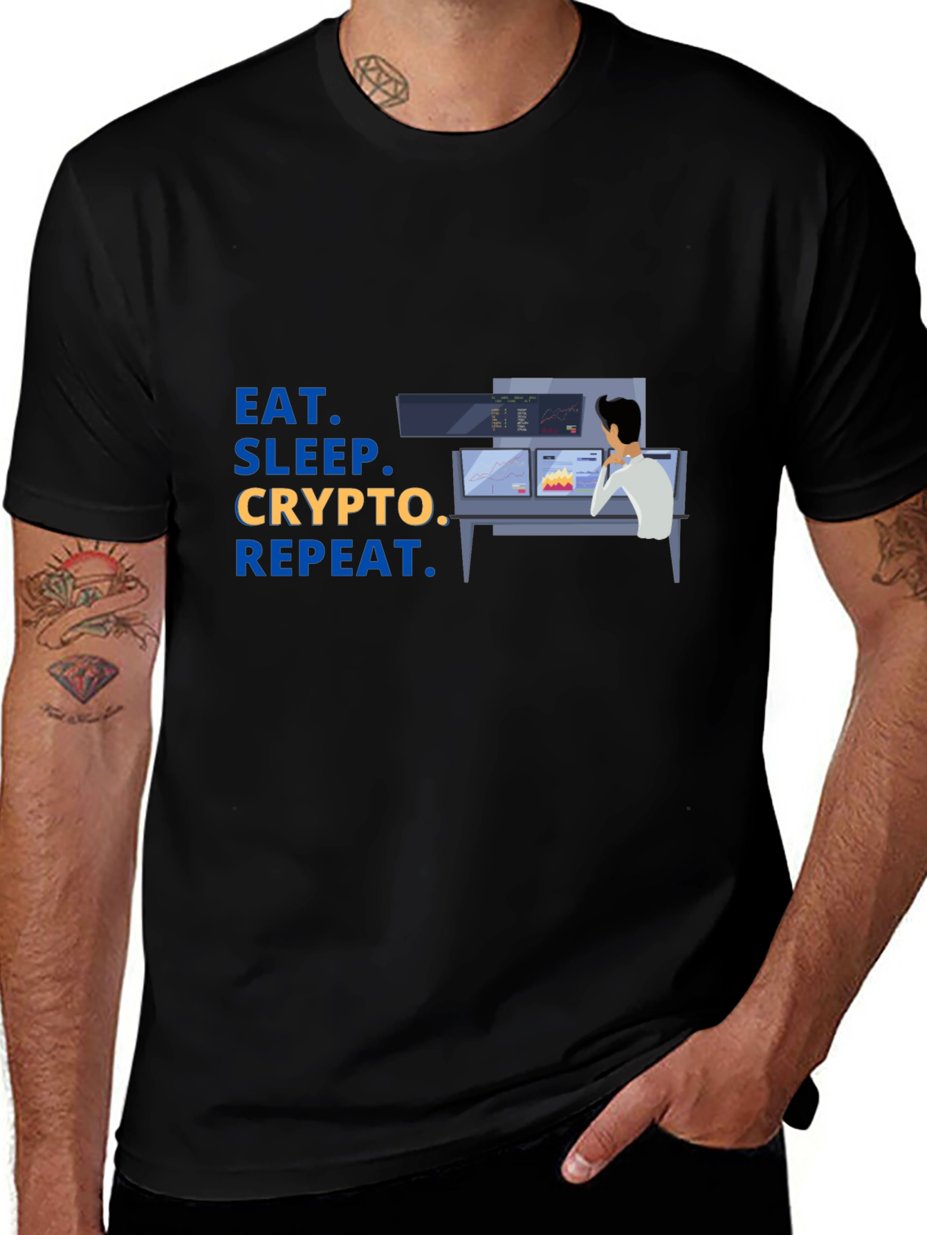 Eat Sleep Crypto Repeat T-Shirt