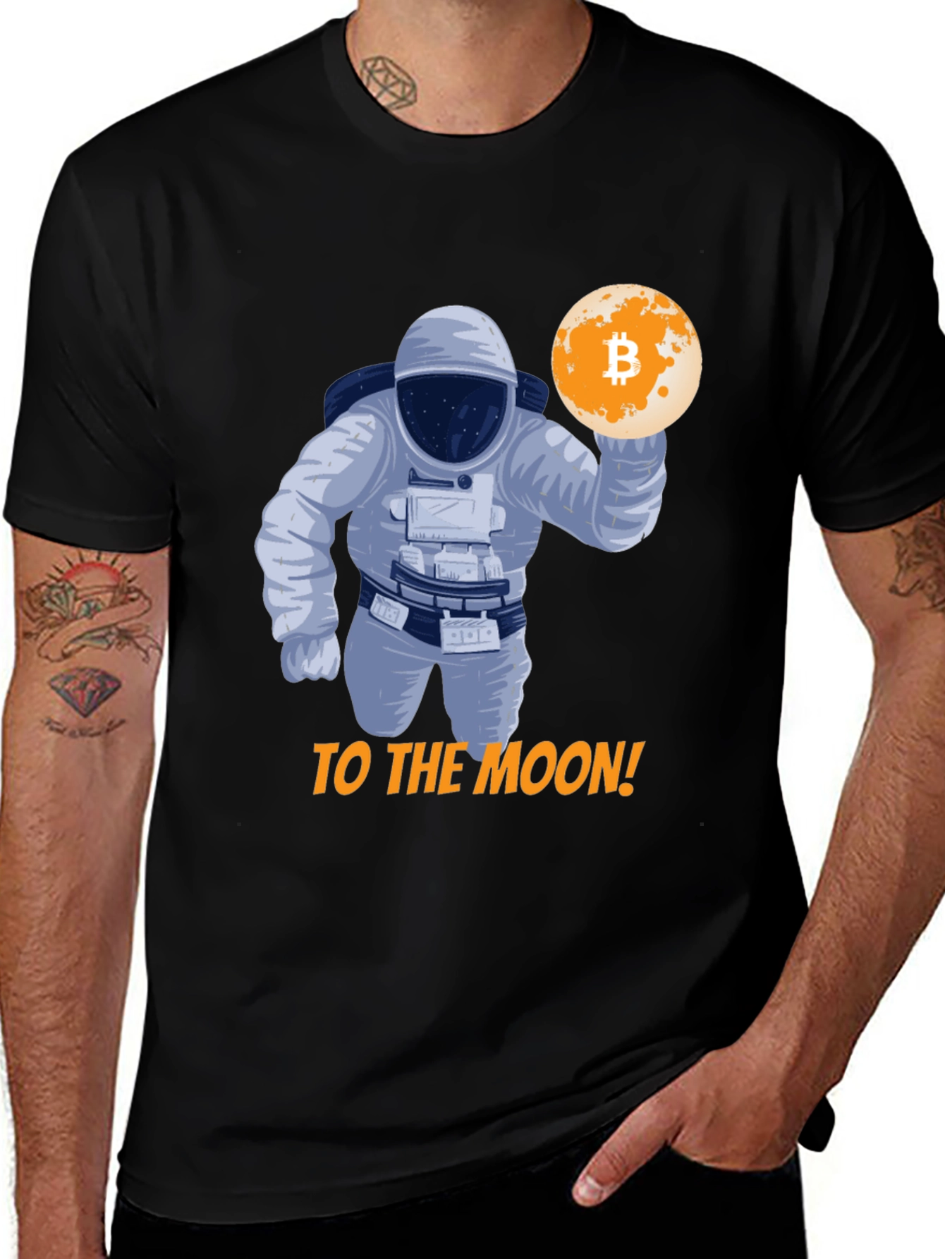 Bitcoin Astronaut T-Shirt - To The Moon!