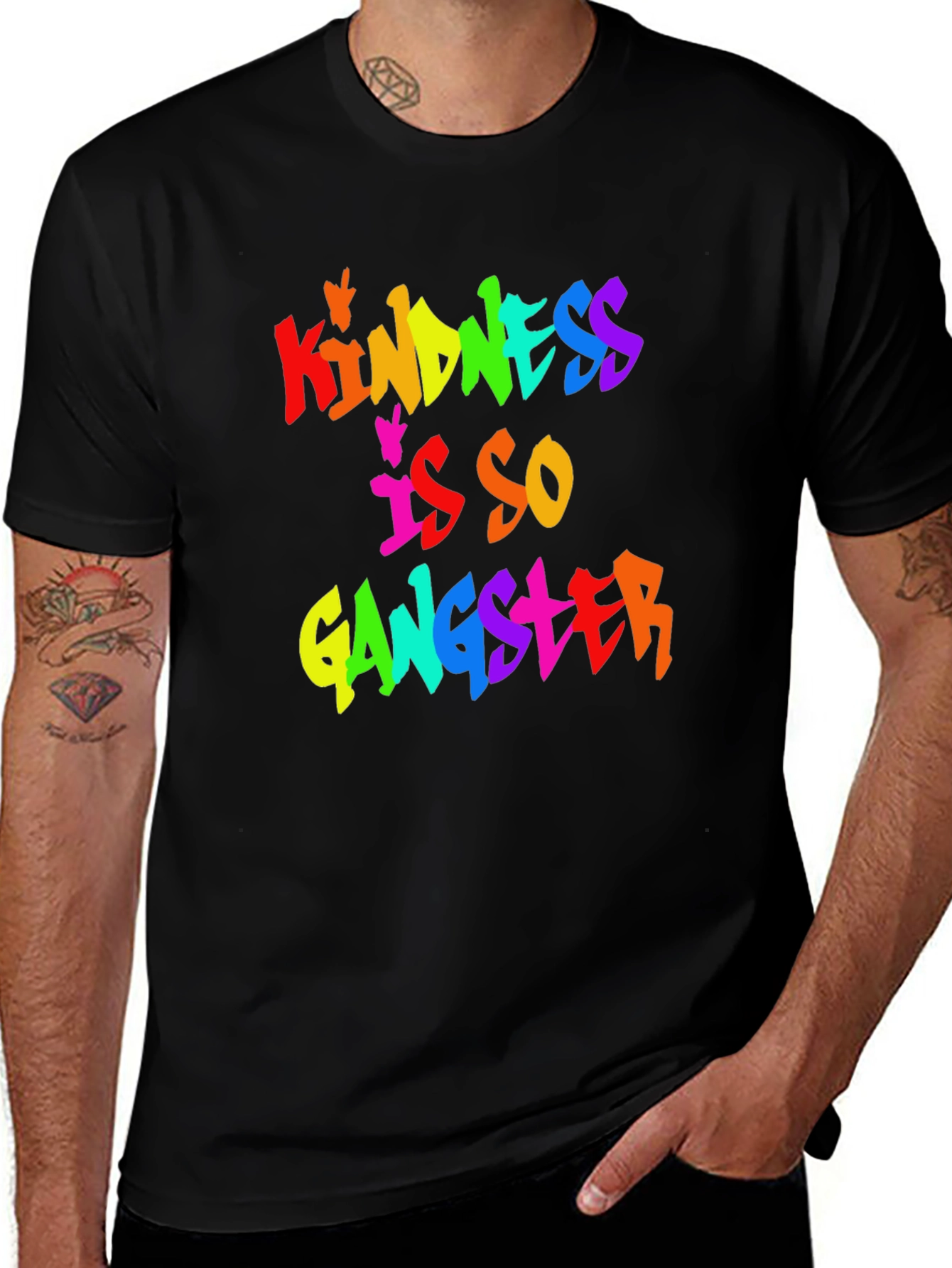 Variant 12 of Kindness is So Gangster Graphic Tee
