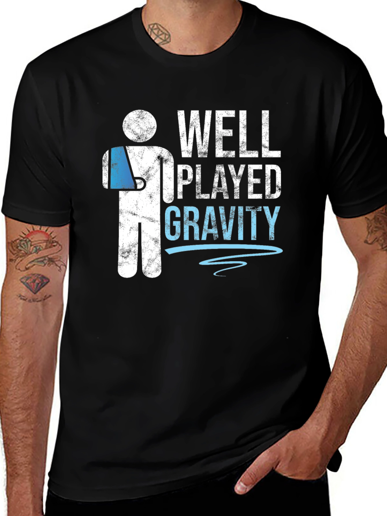Variant 9 of Well Played Gravity Graphic Tee