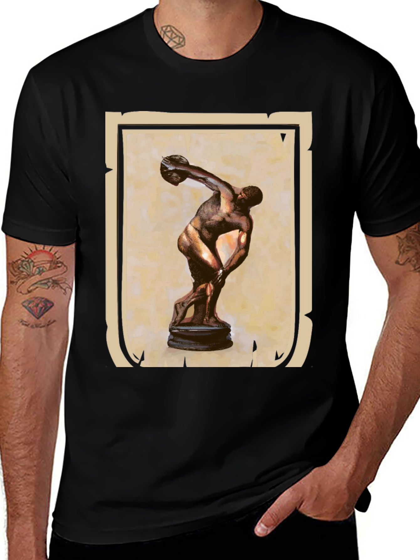 Discobolus T-Shirt - Ancient Greek Statue Tee