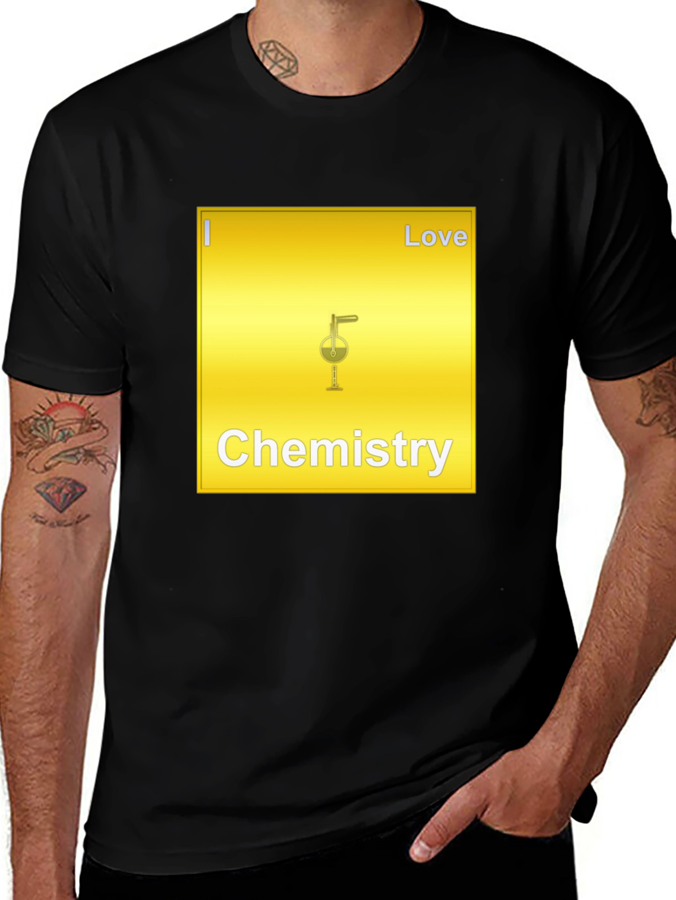 Variant 23 of I Love Chemistry Periodic Table T-Shirt
