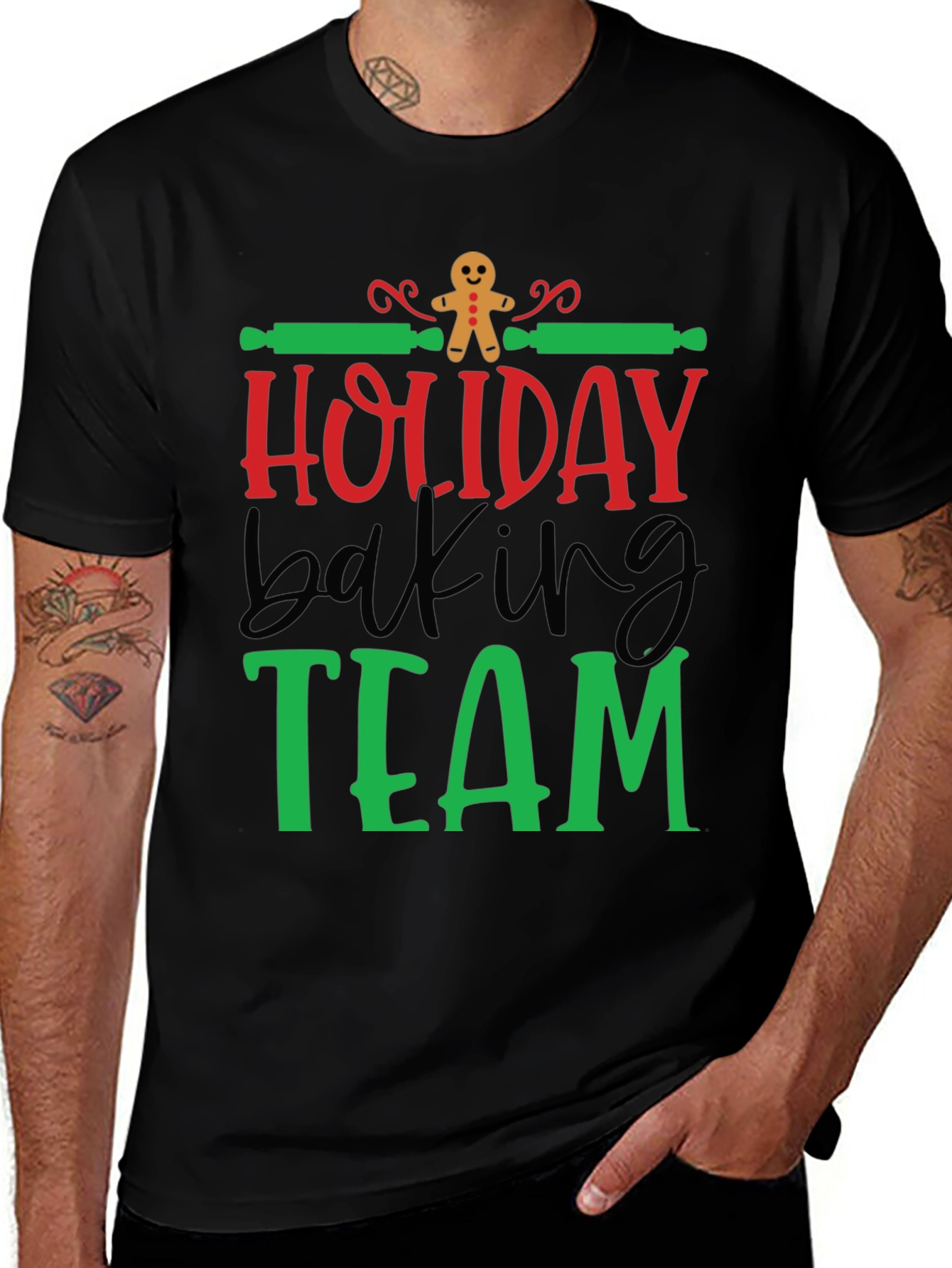 Holiday Baking Team T-Shirt - Festive & Fun!