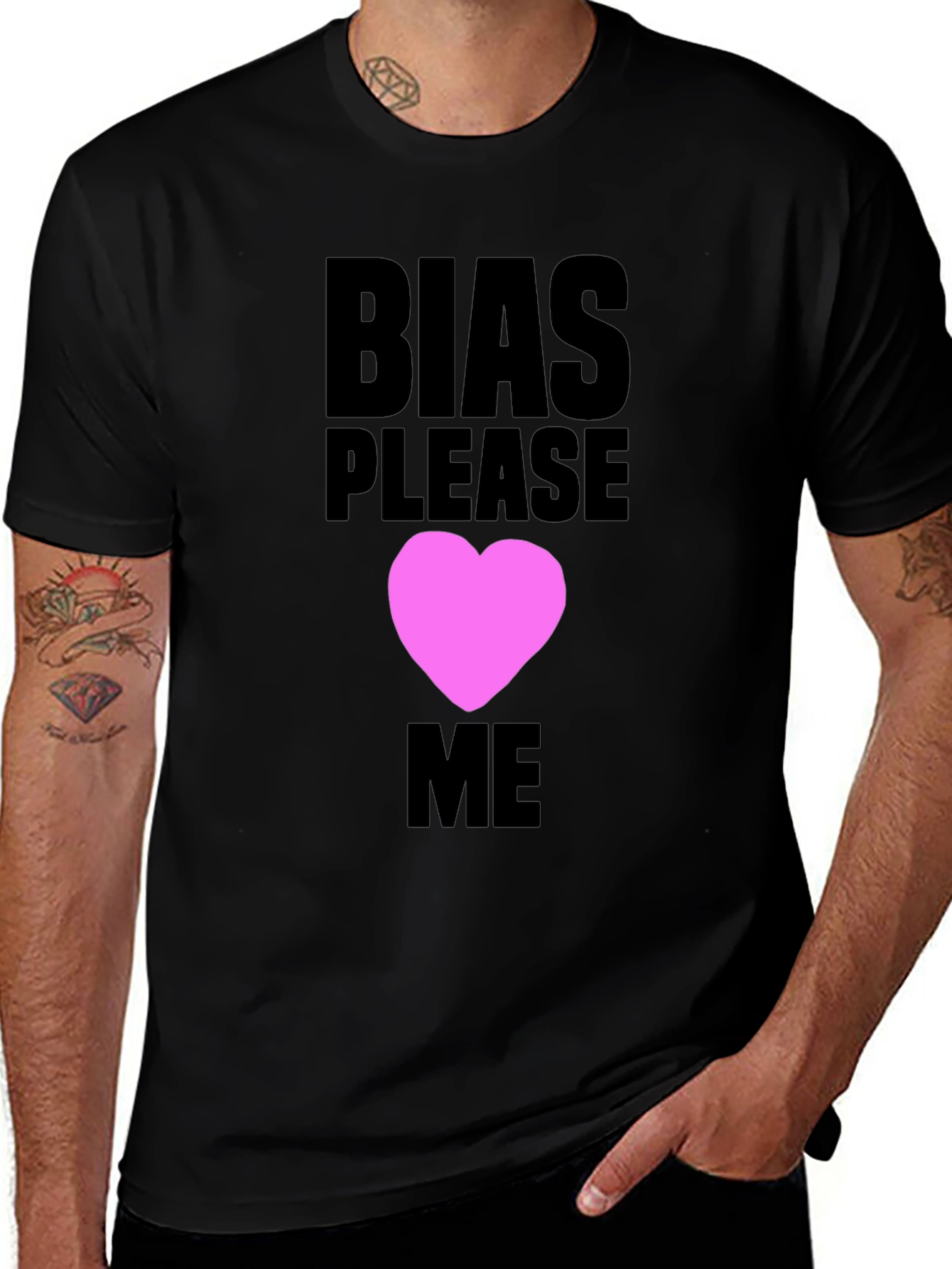 Variant 11 of Bias Please Love Me Graphic Tee