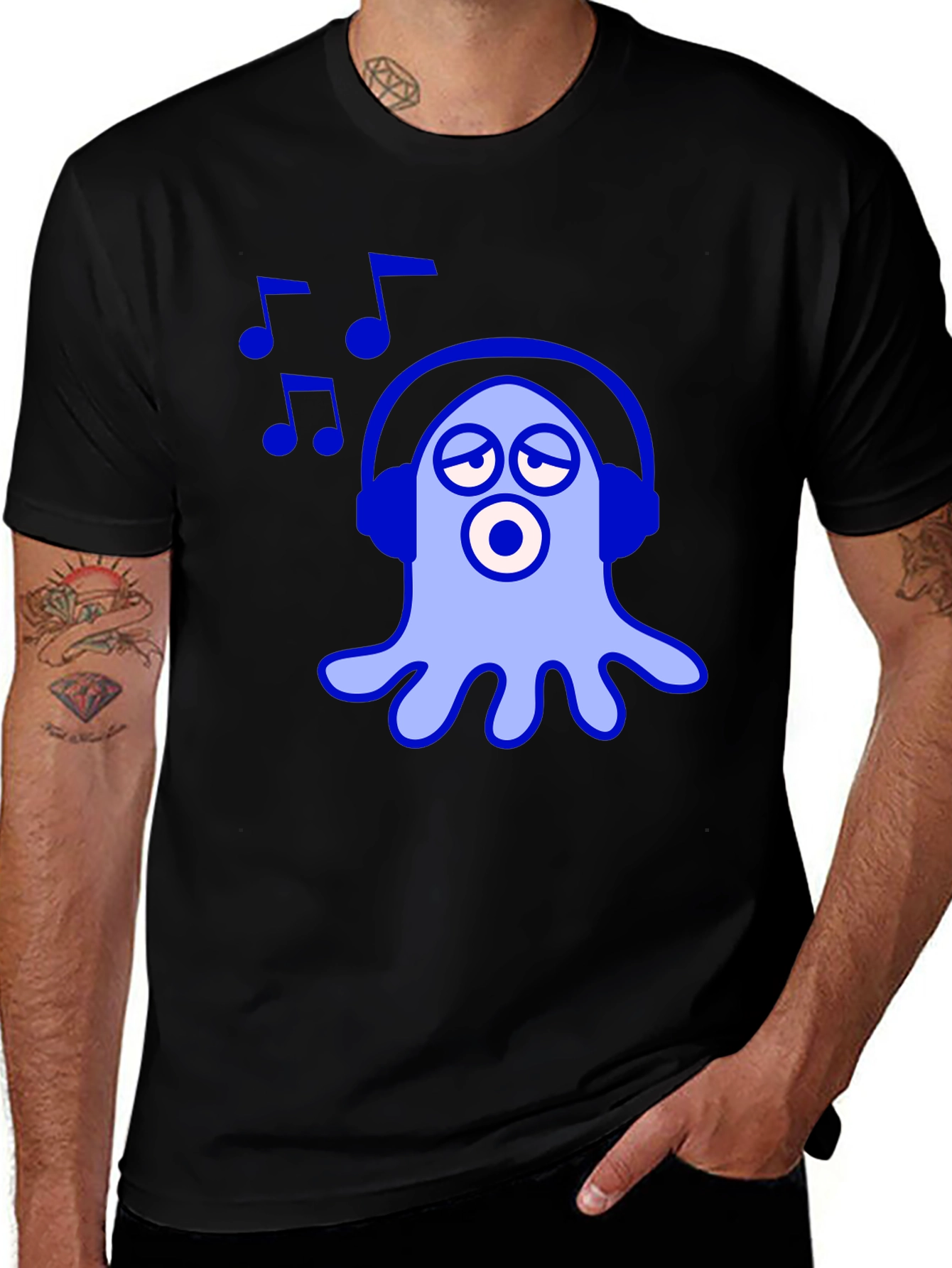 Variant 26 of Cool Octopus Music T-Shirt