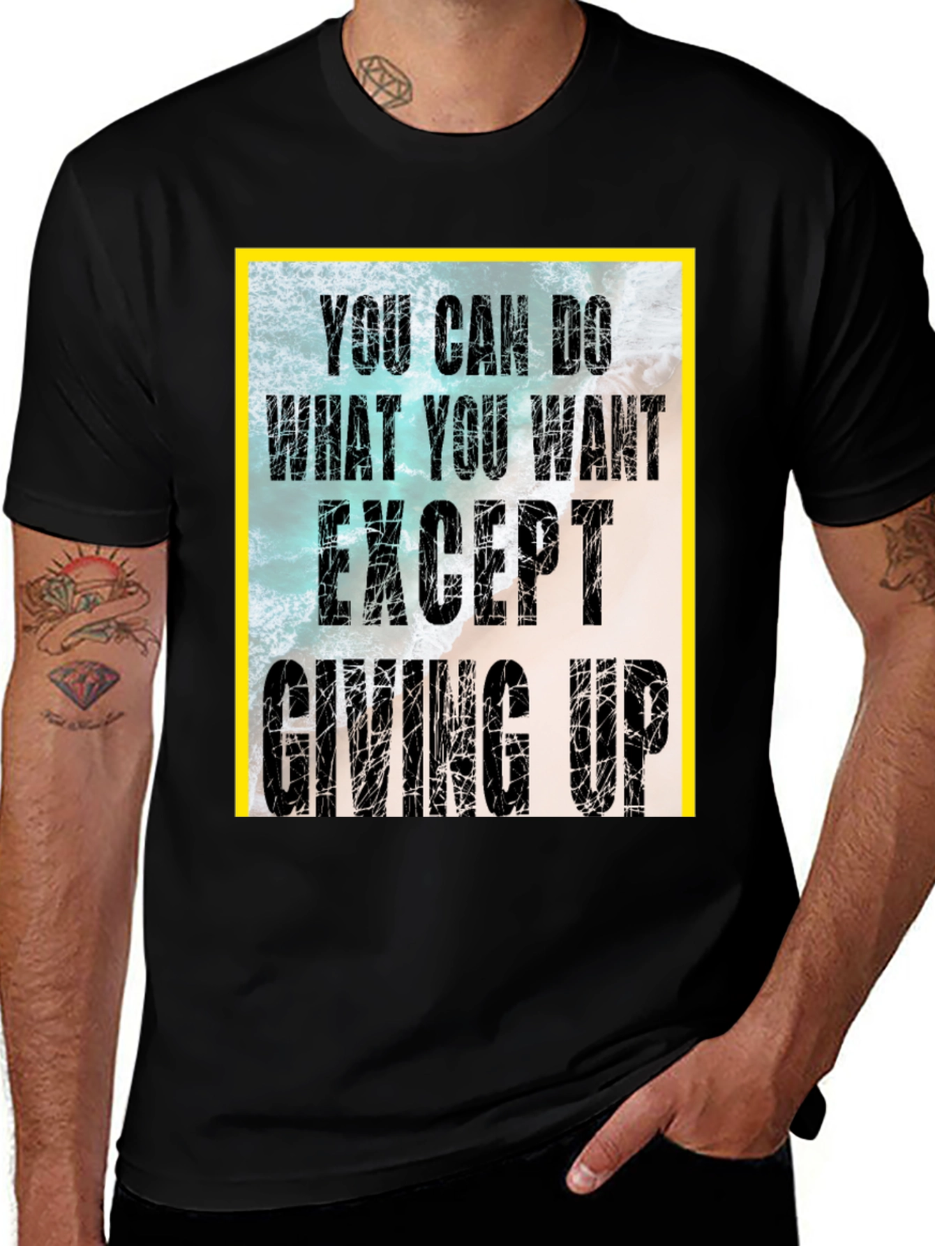 Variant 3 of Motivational Graphic Tee - You Can Do It!