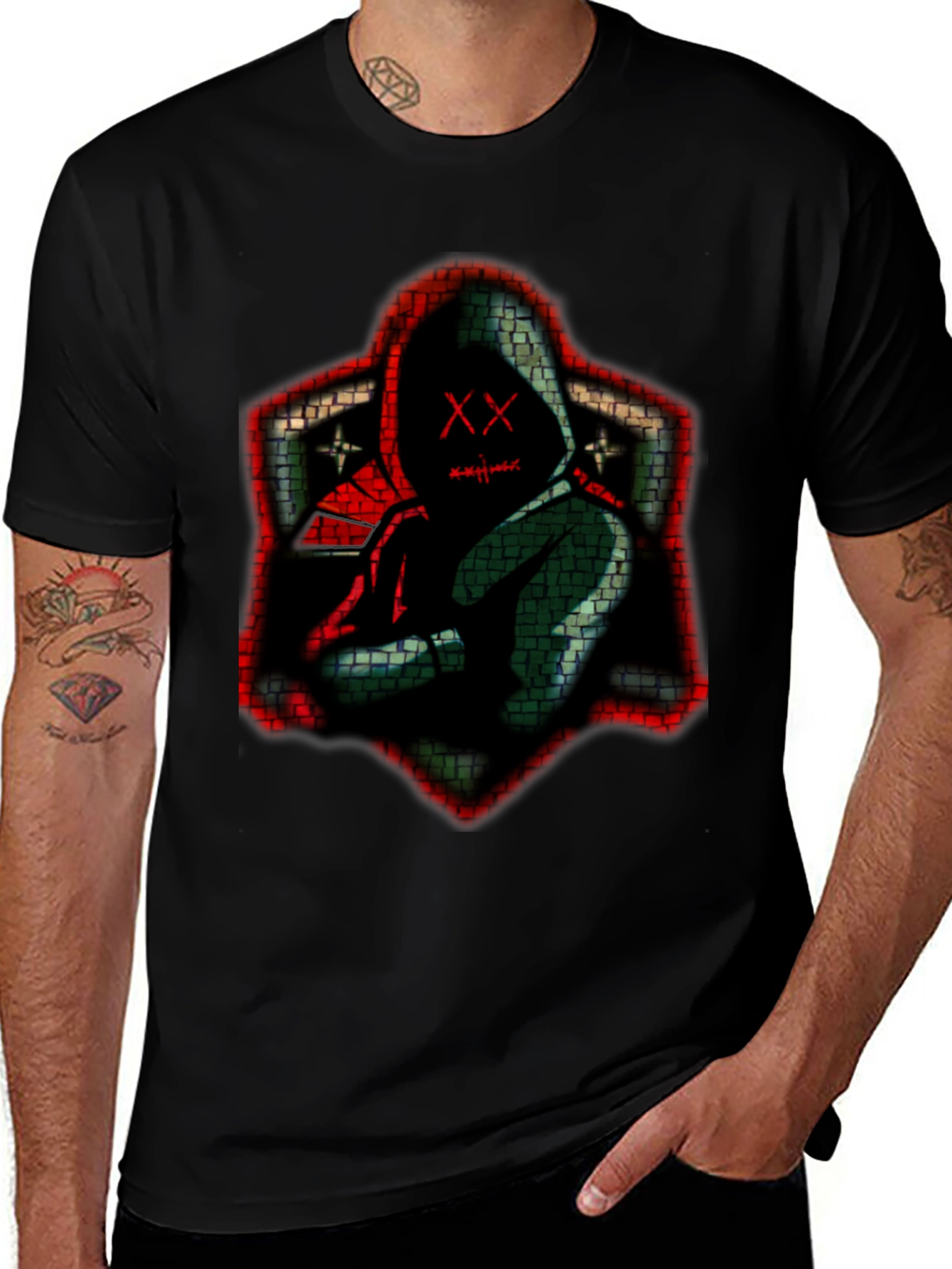 Variant 29 of Urban Assassin T-Shirt: Dark Graphic Tee for Men