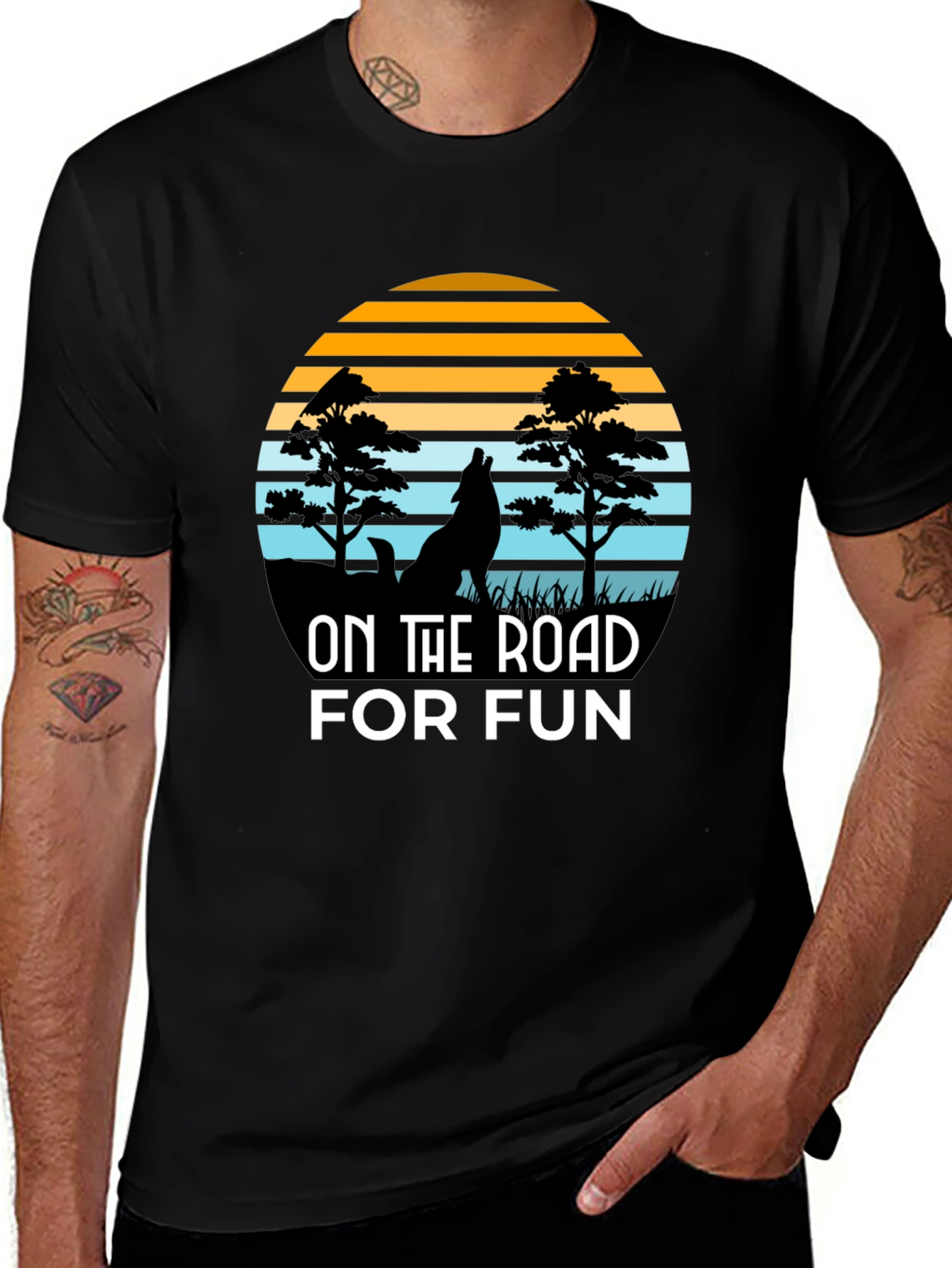 Variant 22 of On The Road For Fun Graphic Tee