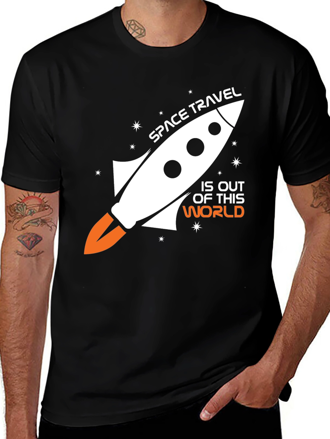 Space Travel Out of This World Graphic T-Shirt