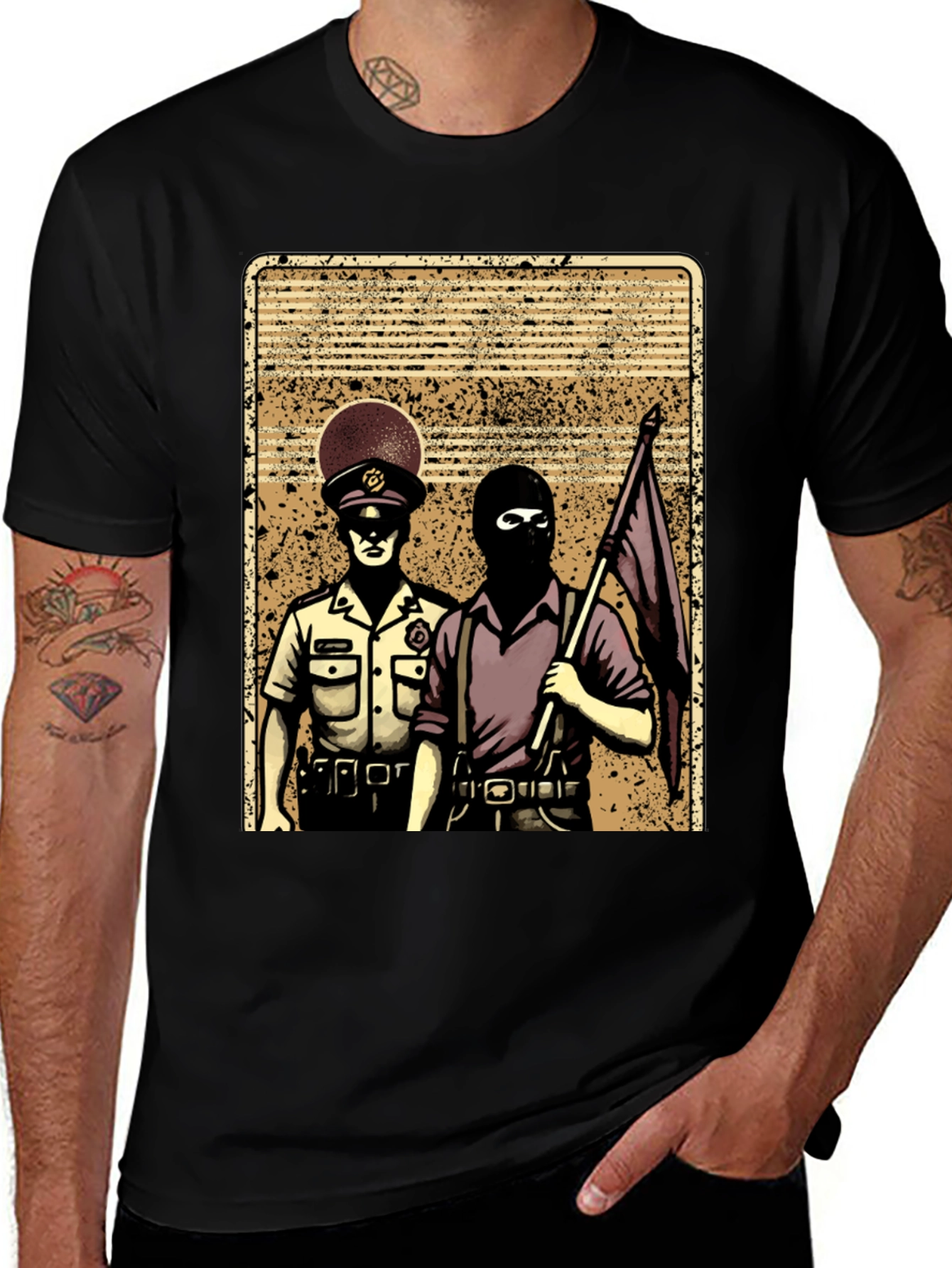 Variant 8 of Political Graphic Tee - Law & Disorder