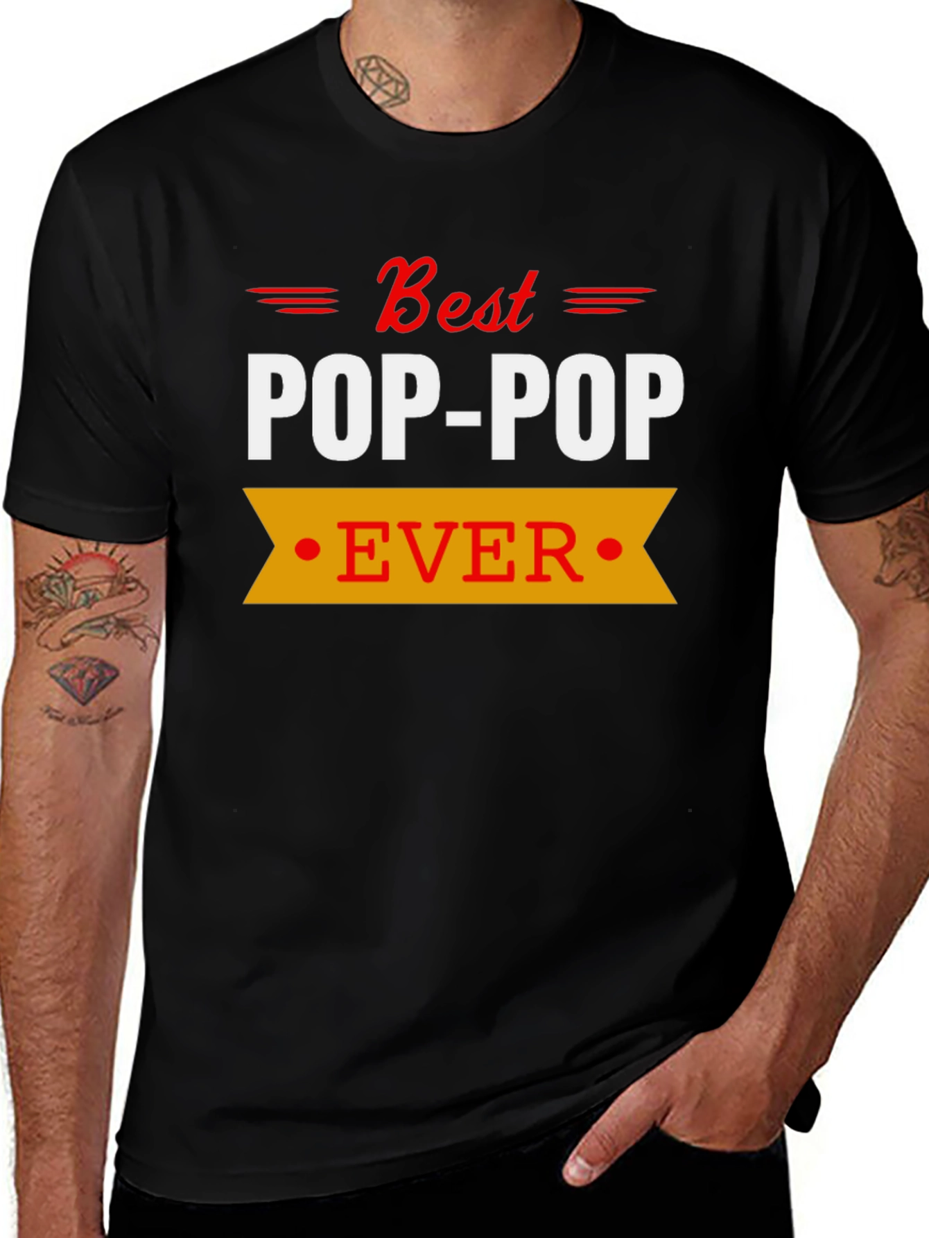 Best Pop-Pop Ever T-Shirt, Grandfather Gift