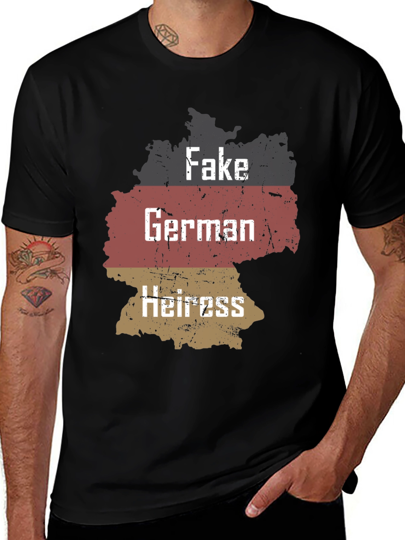 Variant 23 of Fake German Heiress T-Shirt Funny Sarcastic Tee