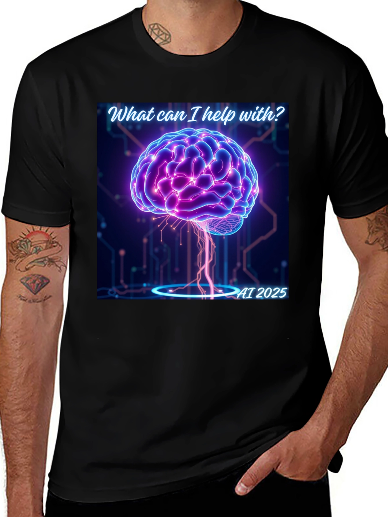 AI Brain 2025 T-Shirt