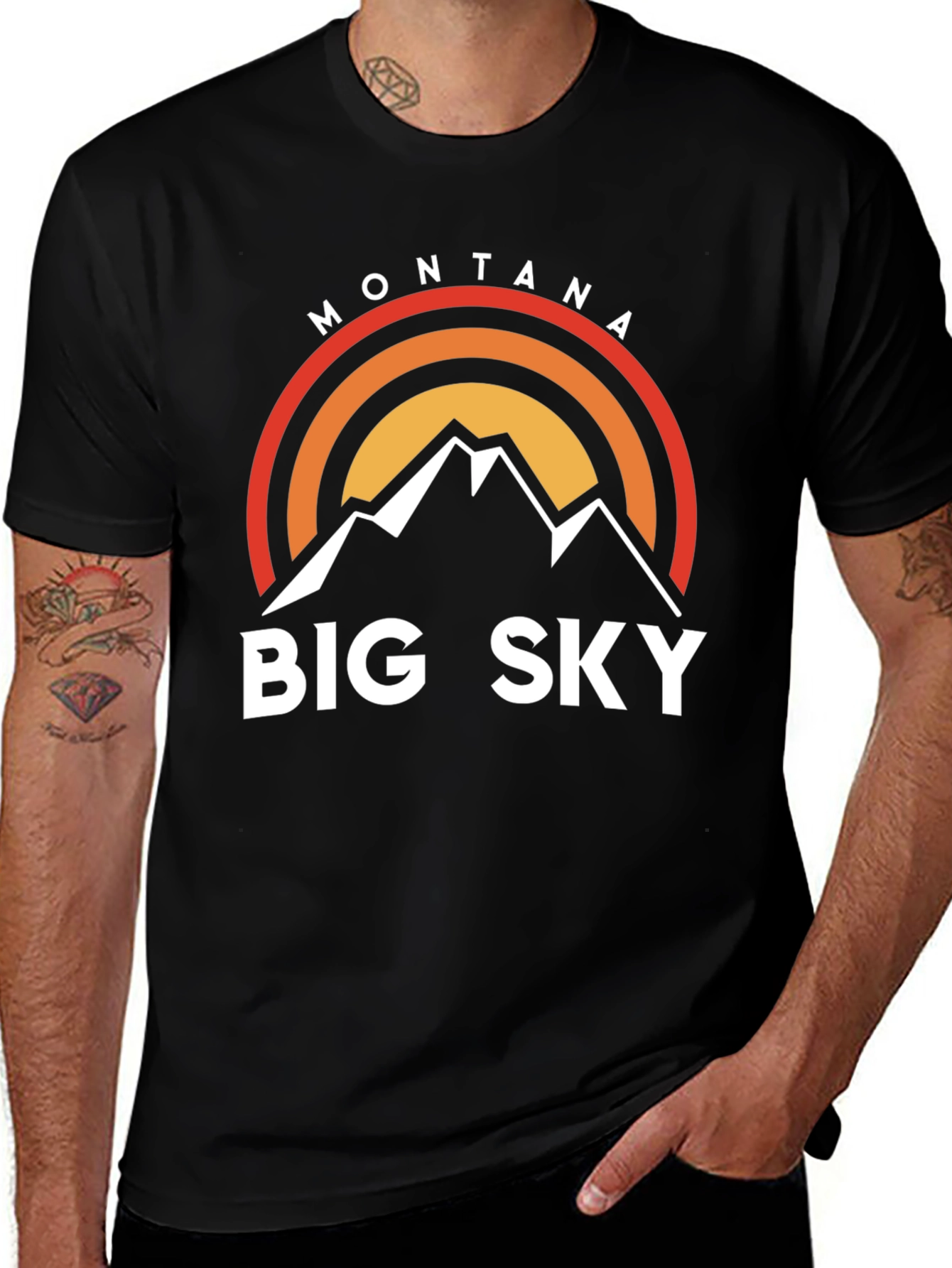 Variant 13 of Montana Big Sky Graphic Tee