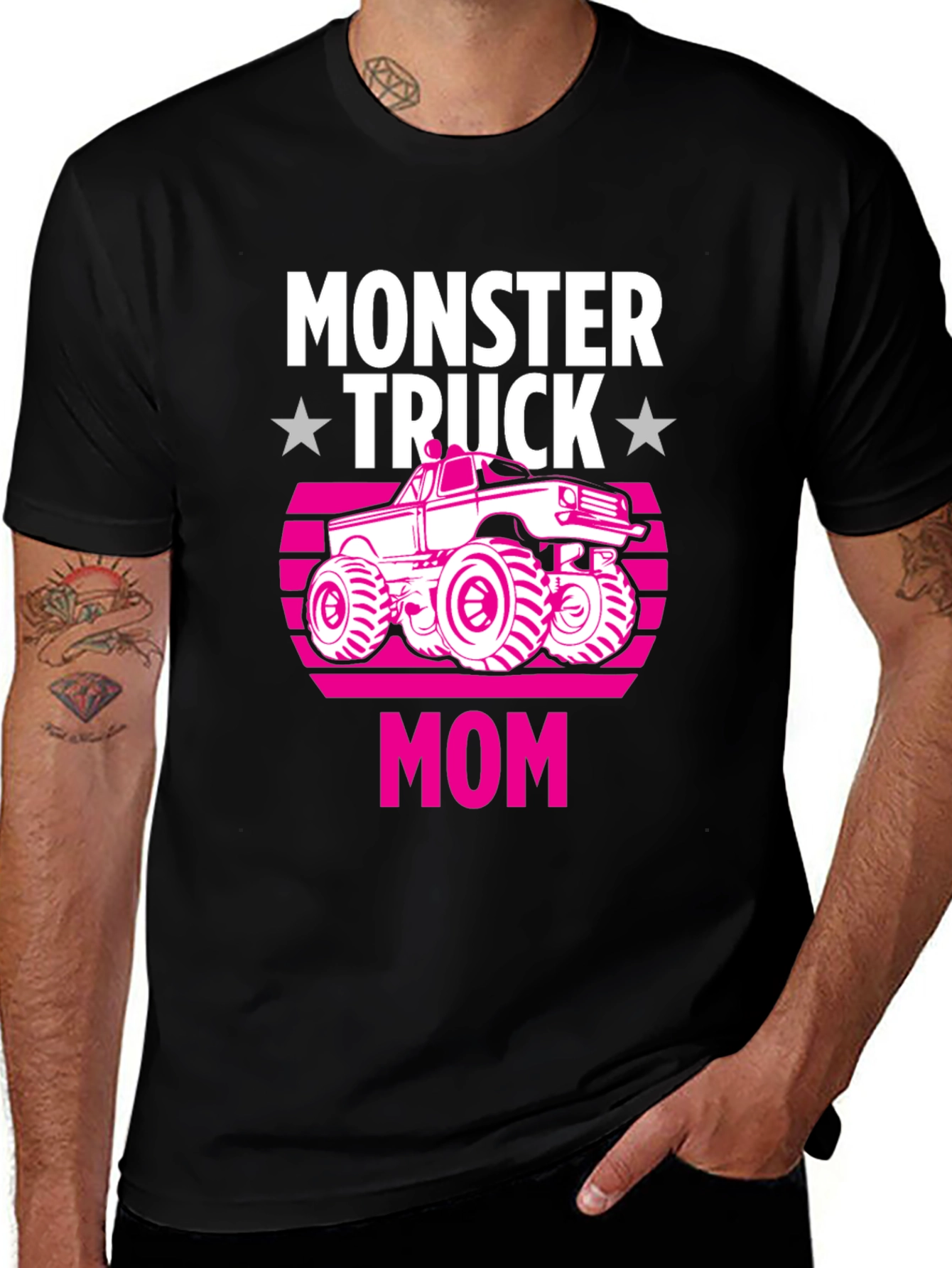 Variant 23 of Monster Truck Mom Graphic T-Shirt