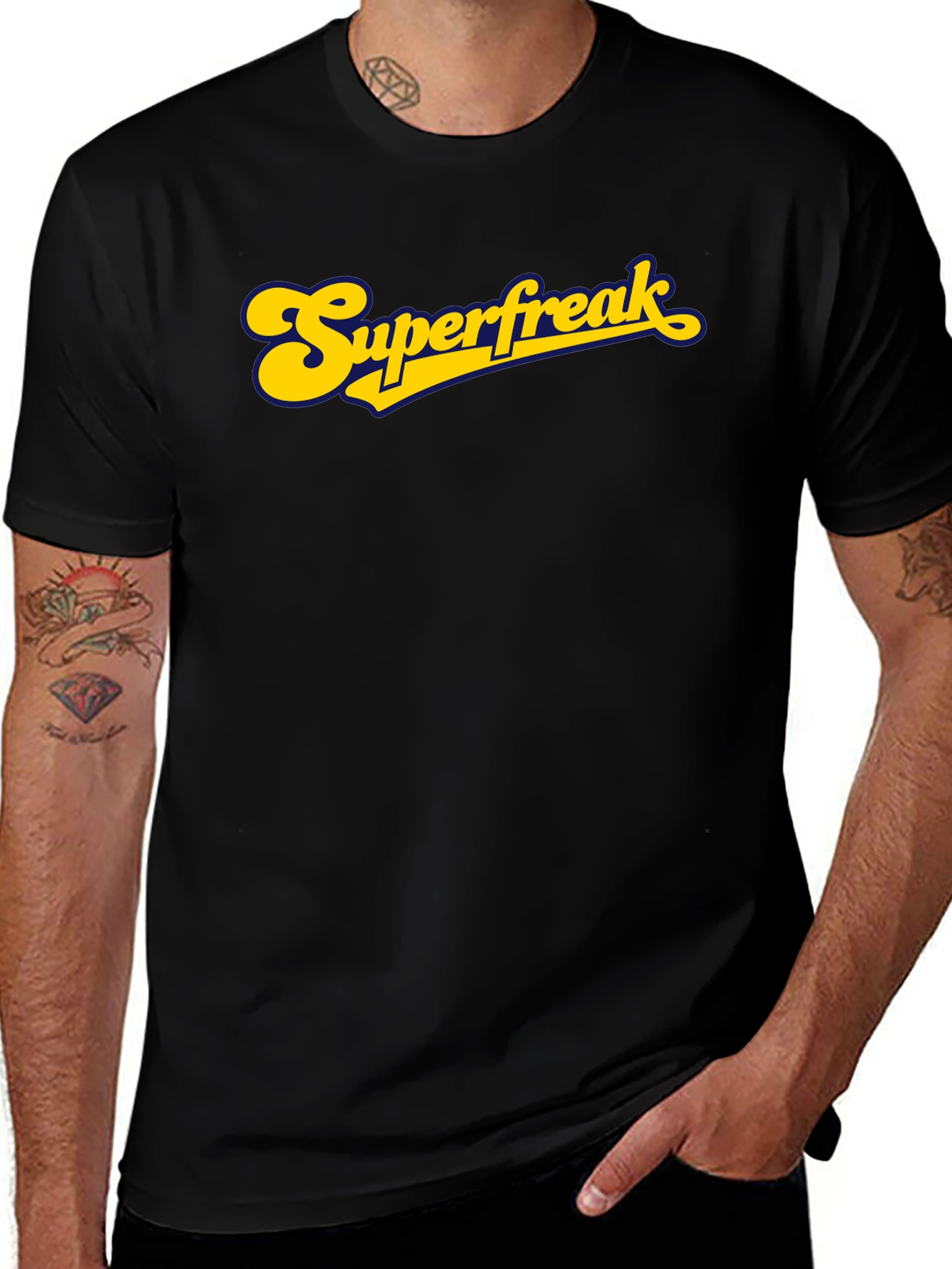 Variant 14 of Superfreak Graphic T-Shirt - Retro Style