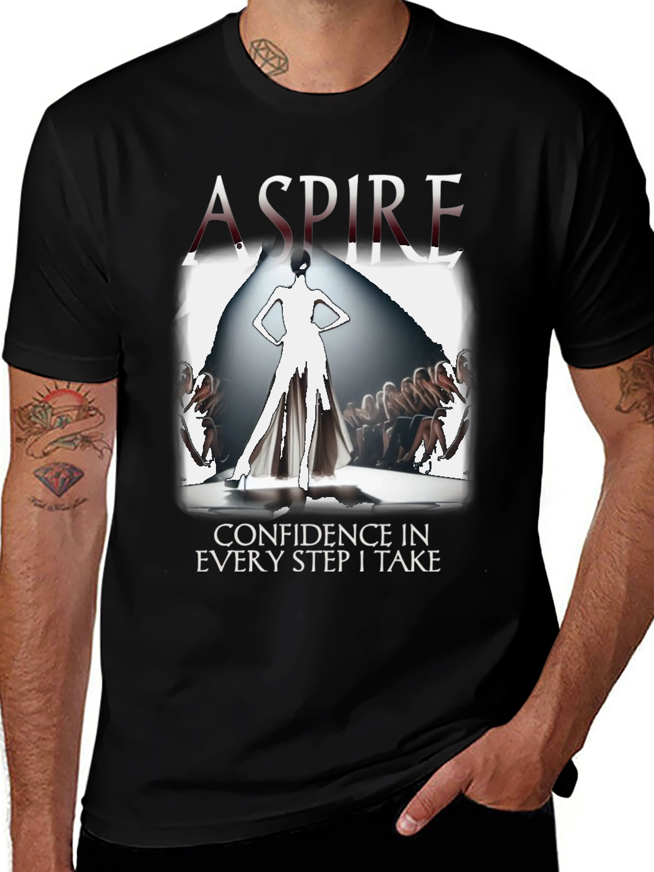 Variant 22 of Aspire Confidence Graphic T-Shirt - Unisex