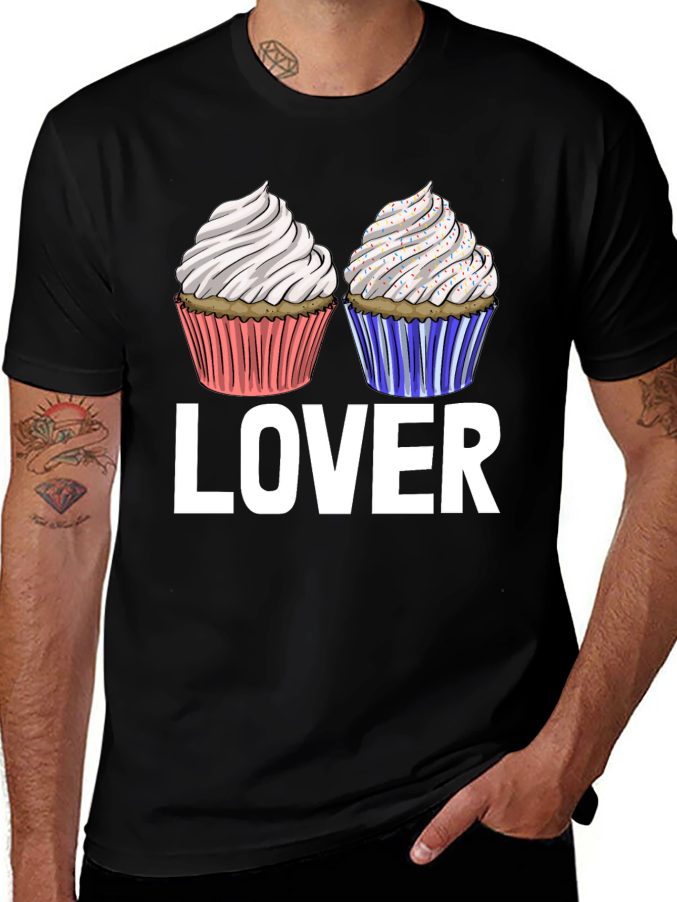 Variant 4 of Cupcake Lover T-Shirt - Sweet Tooth Tee
