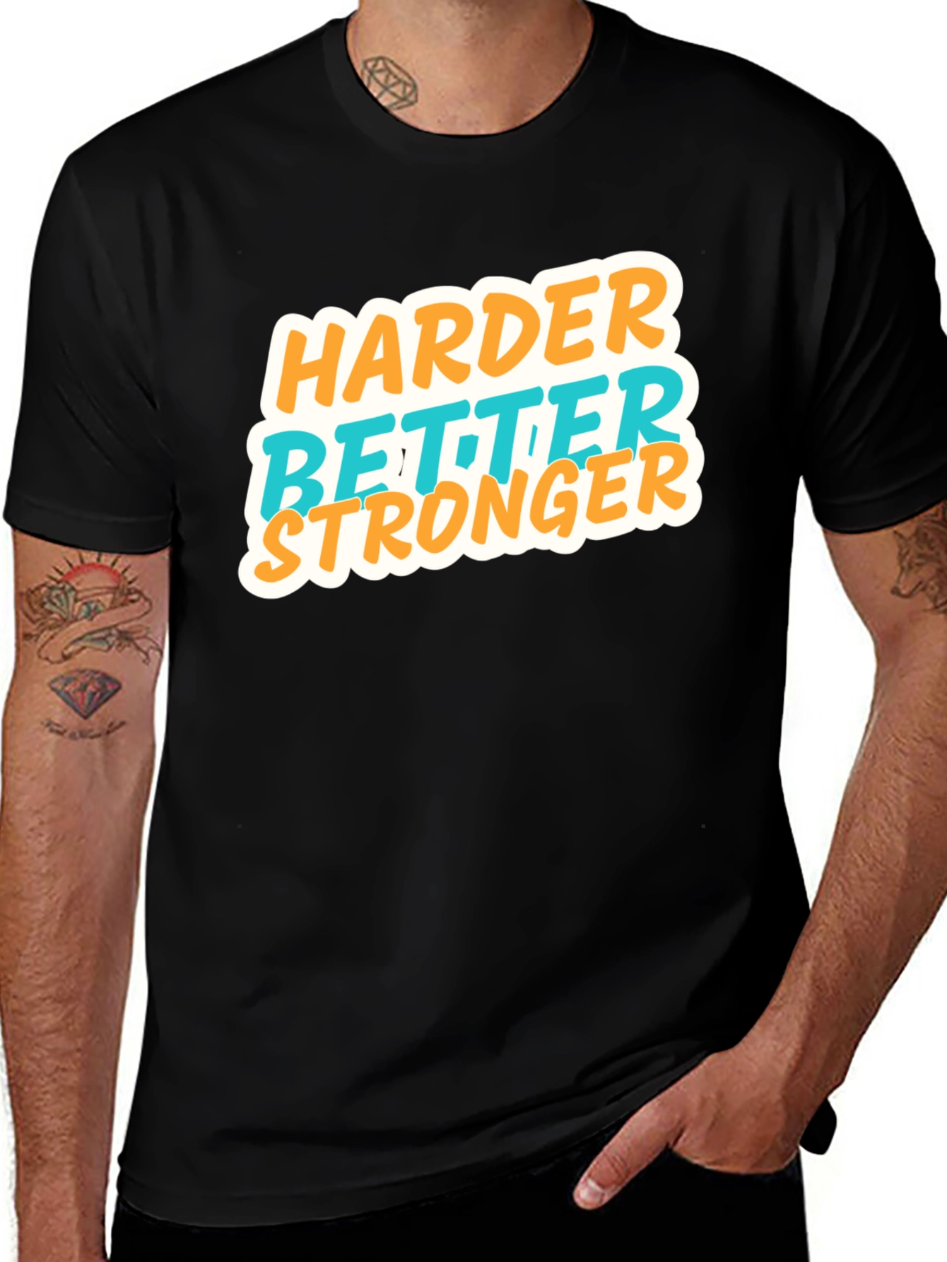 Variant 22 of Harder Better Stronger Graphic Tee