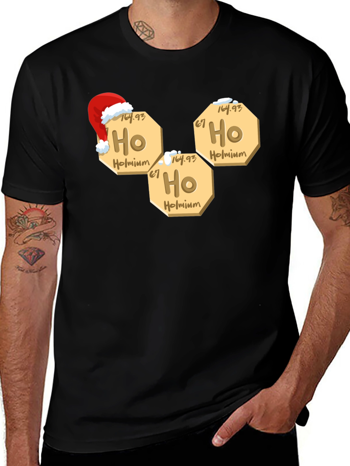 Funny Holmium Christmas T-Shirt