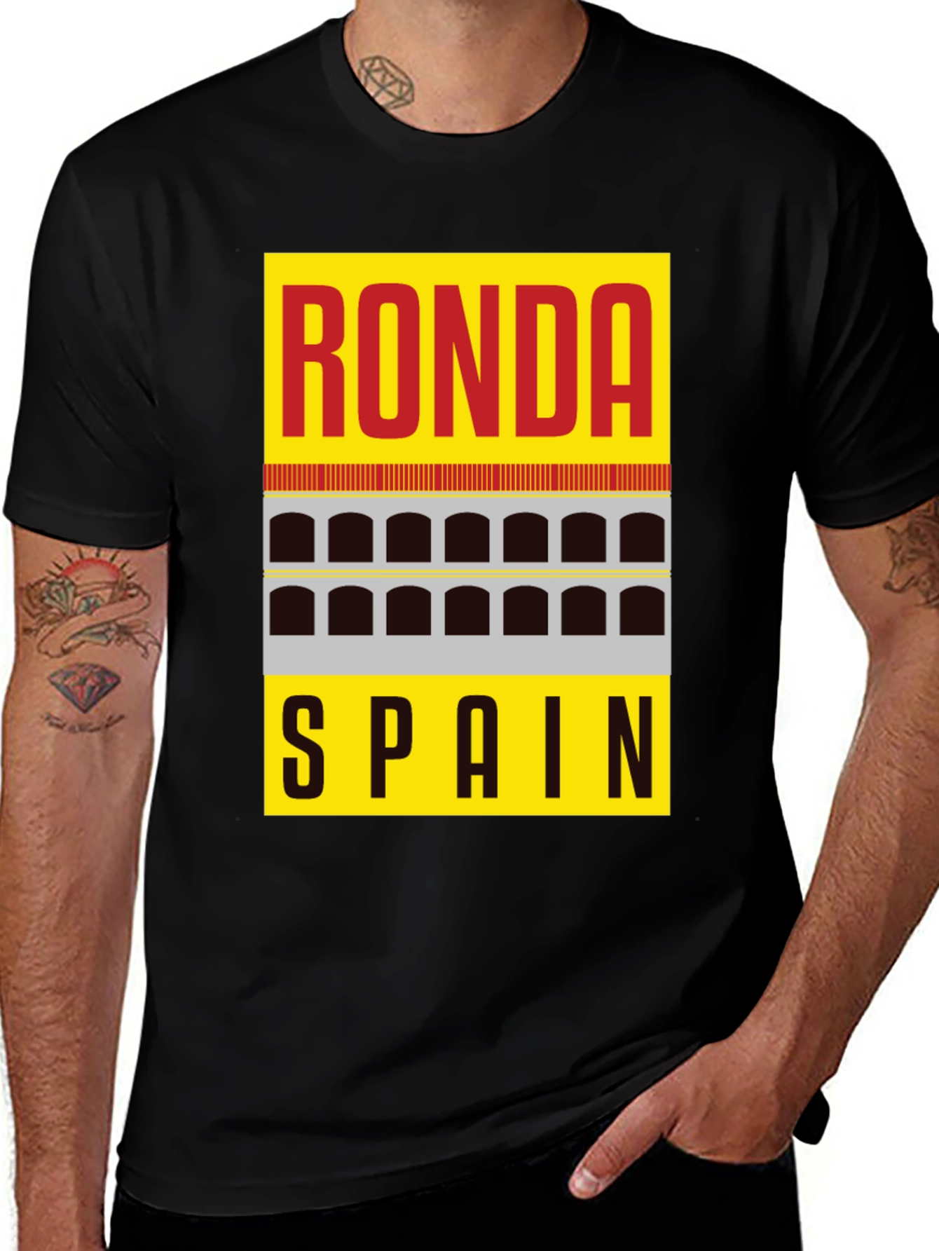Ronda Spain Souvenir T-Shirt - Travel Graphic Tee