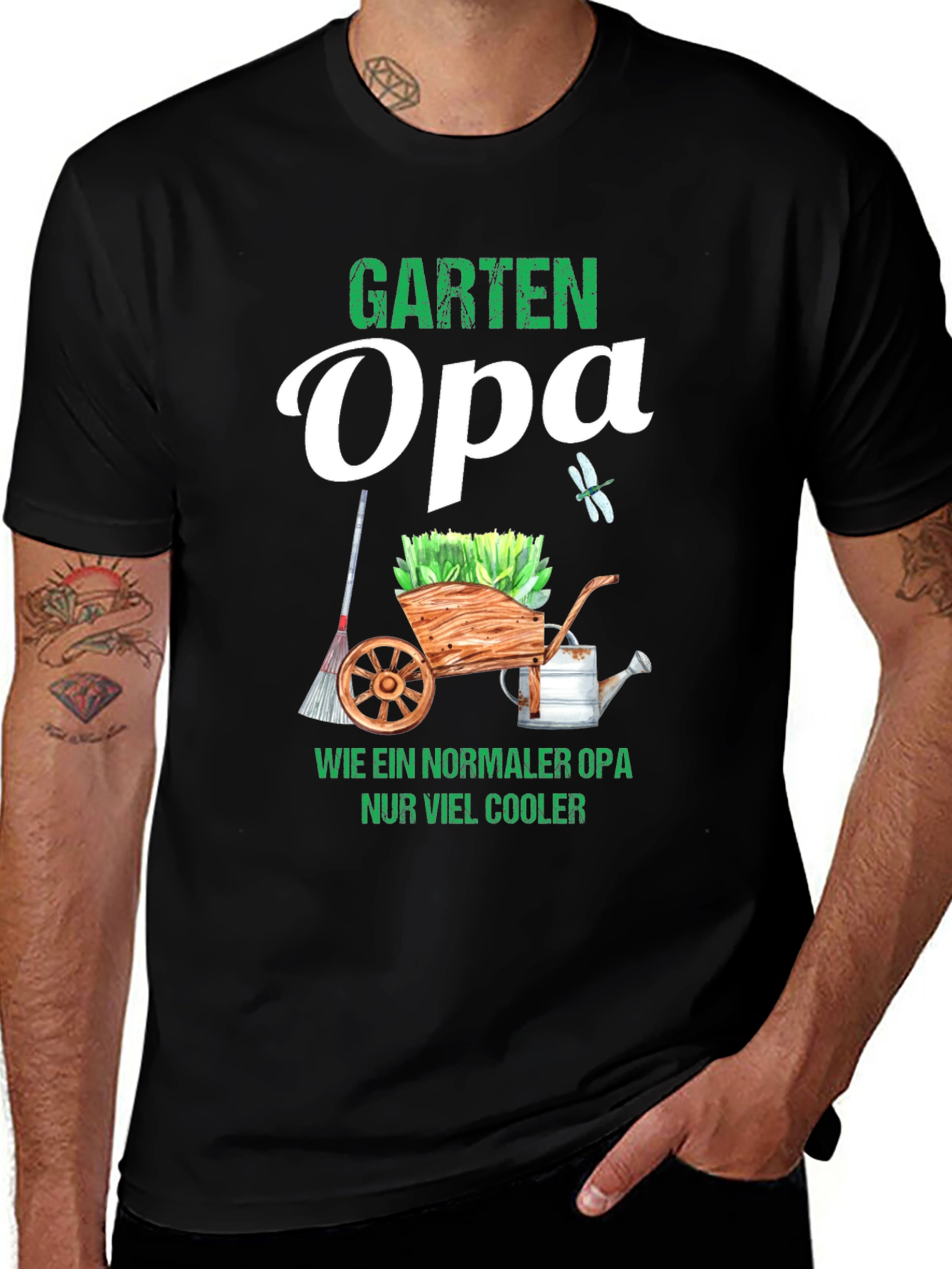 Garten Opa T-Shirt - Cool Grandpa Gardener Tee