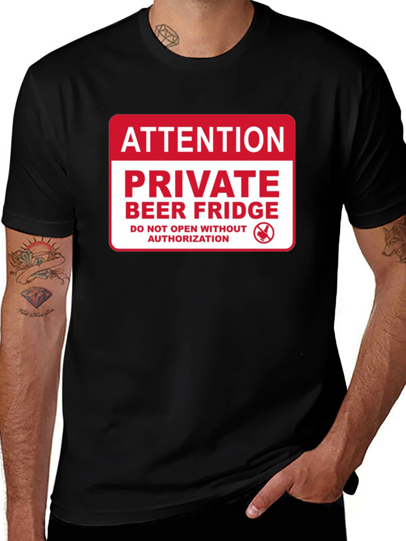 Variant 16 of Private Beer Fridge T-Shirt