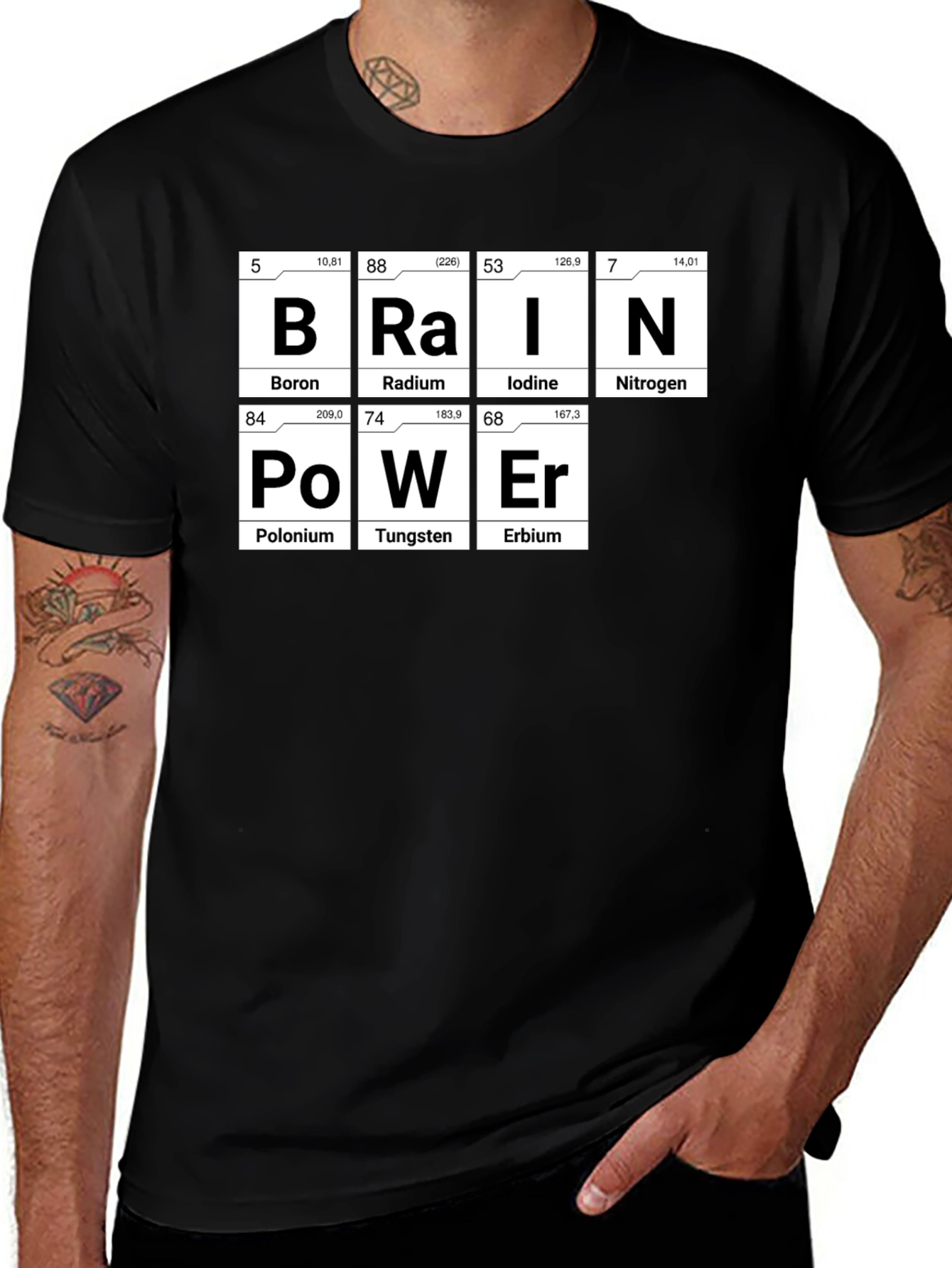 Variant 15 of Brain Power Chemistry T-Shirt