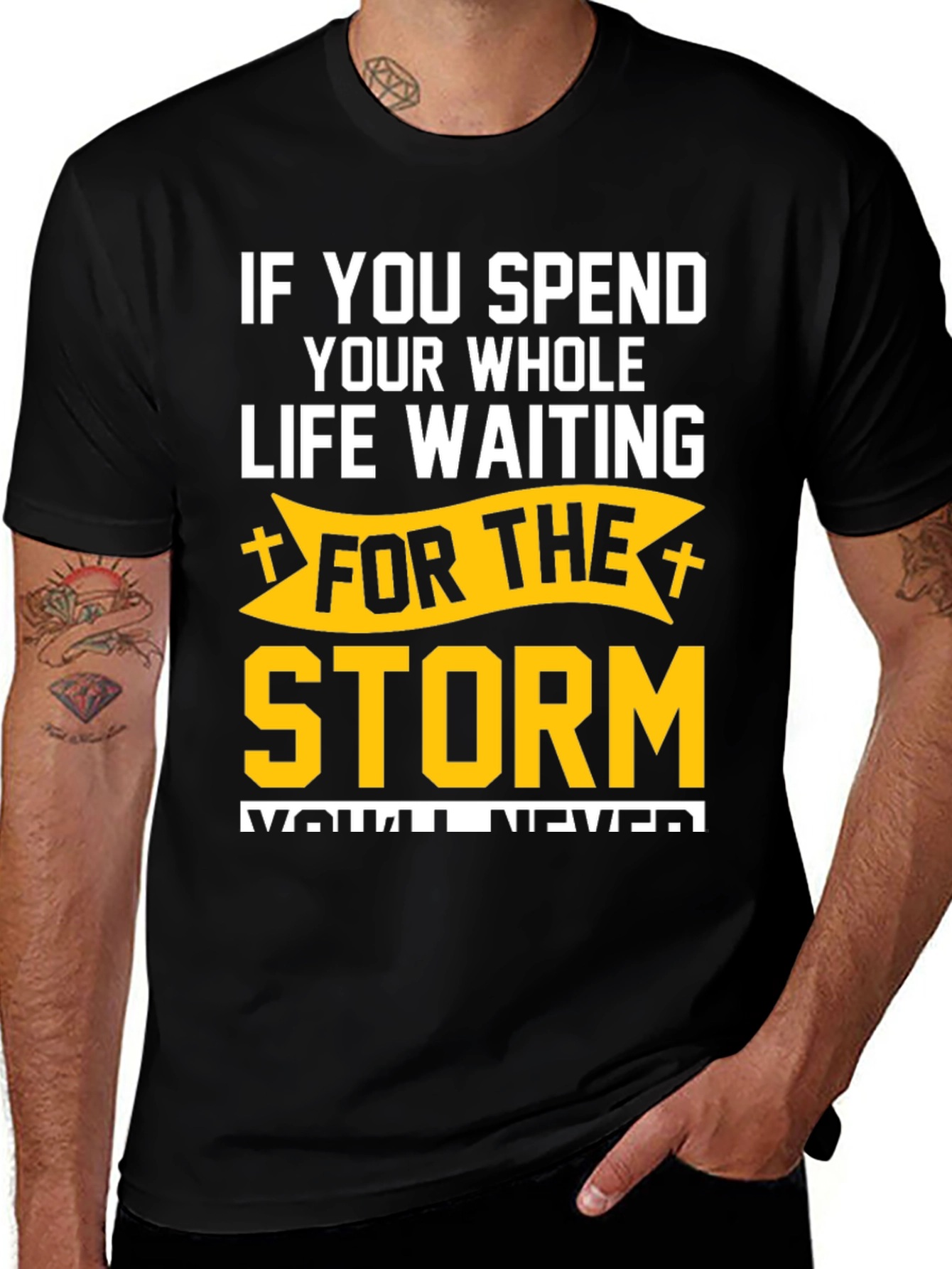 Variant 11 of Waiting for the Storm Graphic Tee