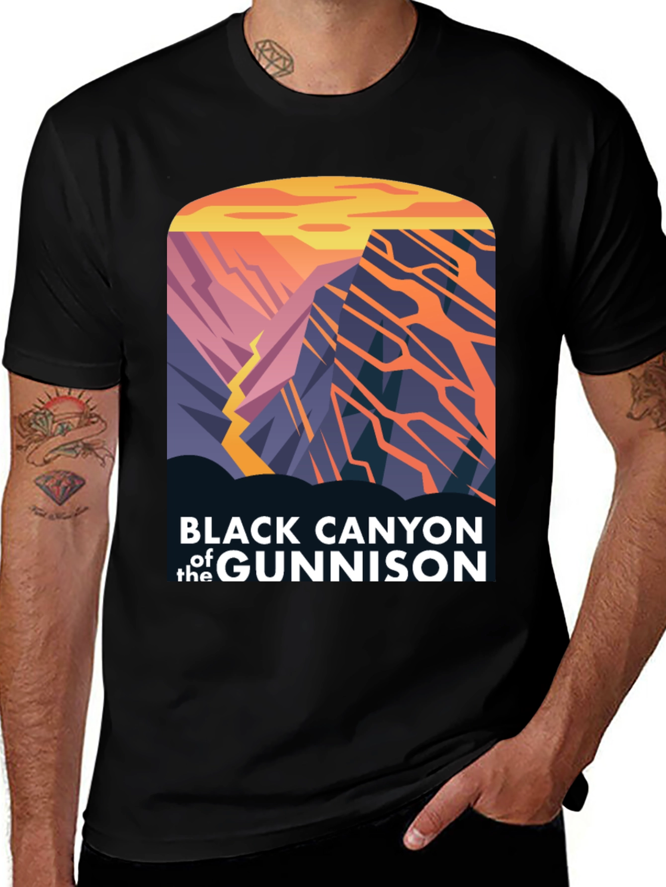 Variant 5 of Black Canyon of the Gunnison T-Shirt