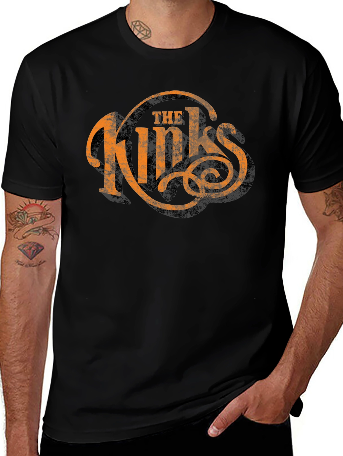 Variant 14 of The Kinks Graphic T-Shirt - Vintage Rock Band Tee