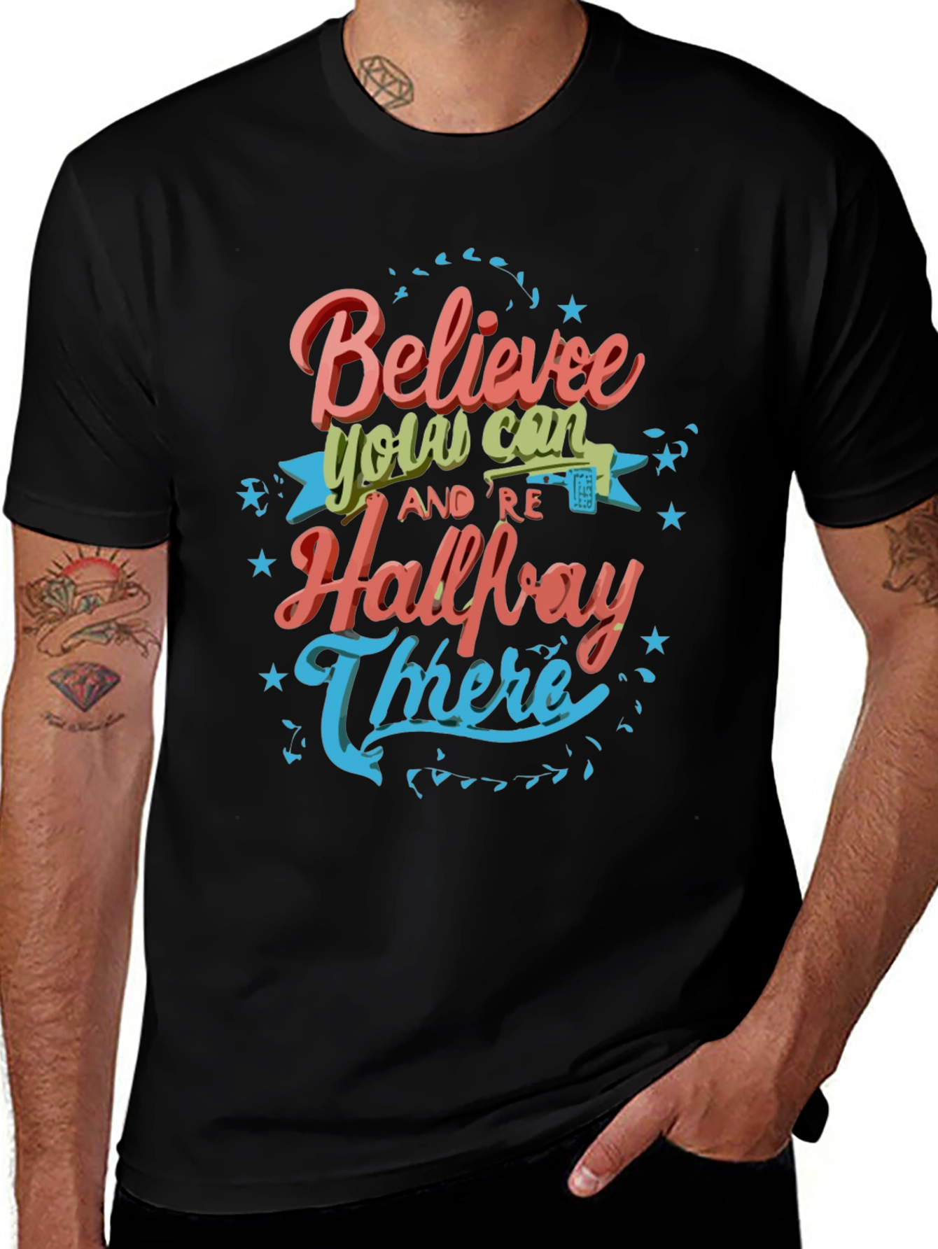 Variant 27 of Believe You Can T-Shirt - Motivational Tee