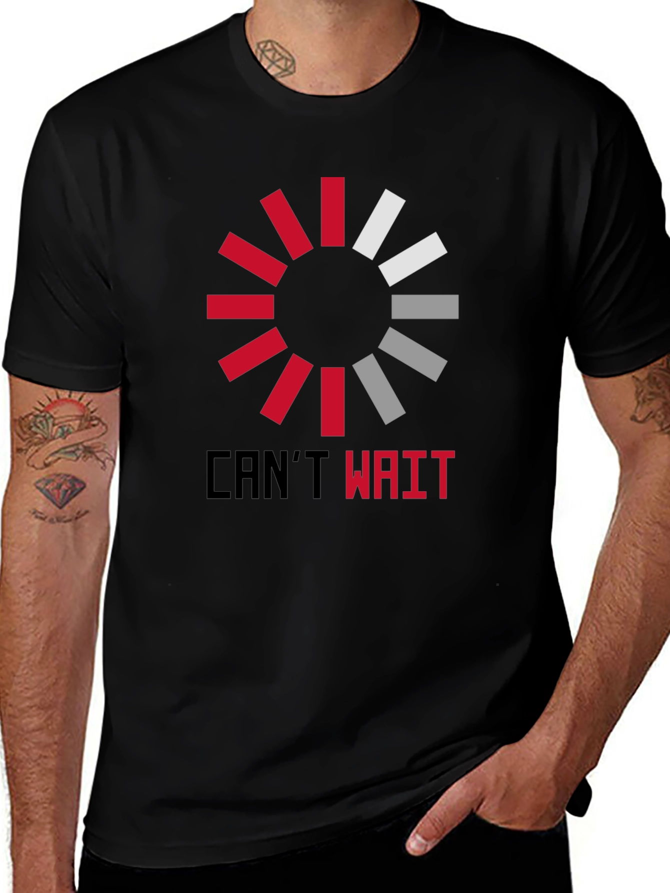 Variant 28 of Can't Wait Loading T-Shirt - Gamer Tee