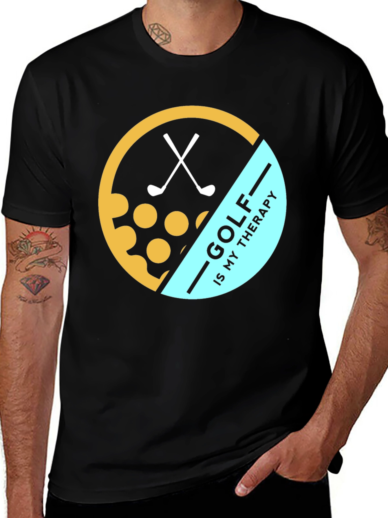 Variant 26 of Golf Is My Therapy T-Shirt