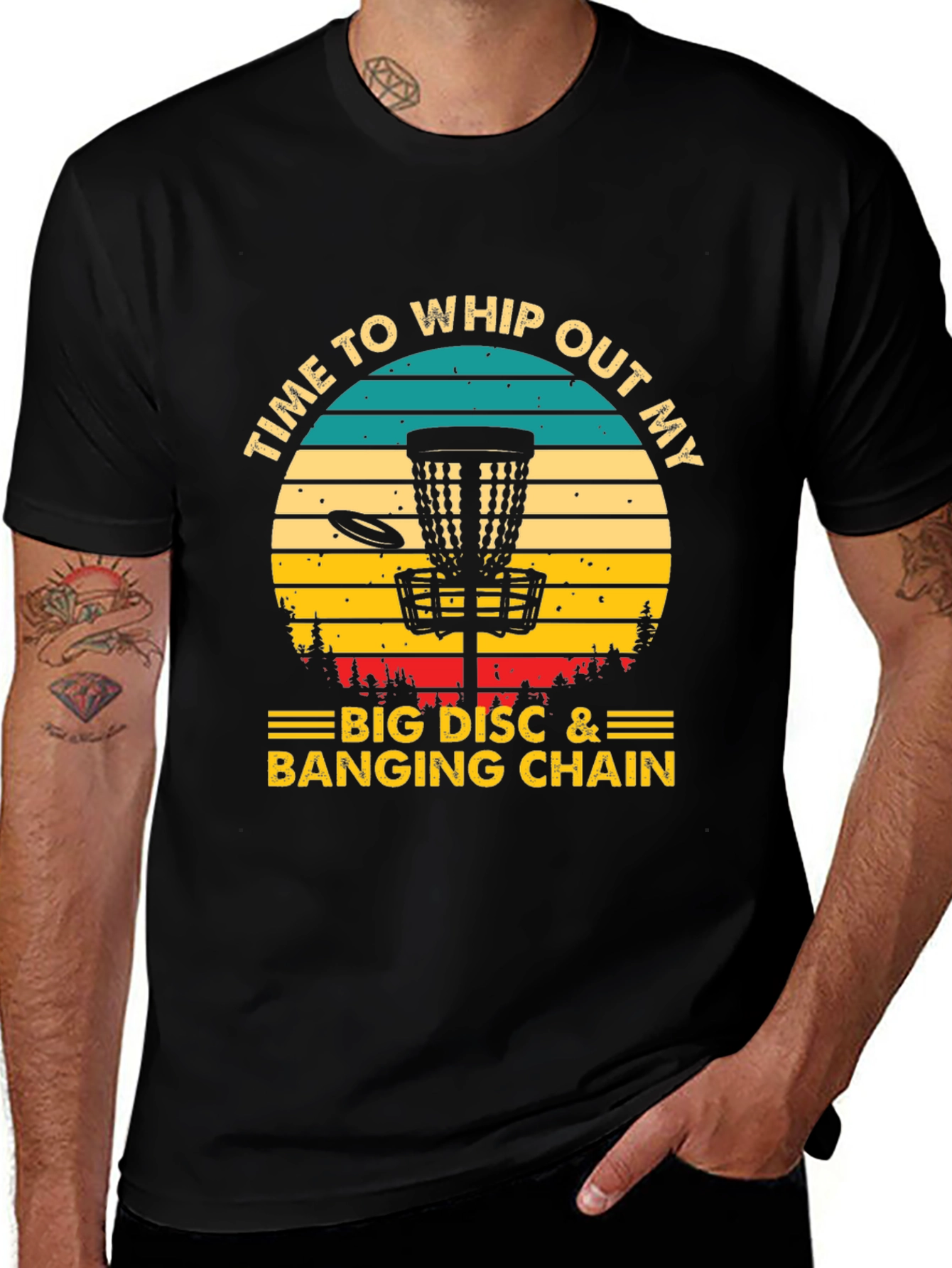 Variant 25 of Time To Whip Out My Disc Golf T-Shirt
