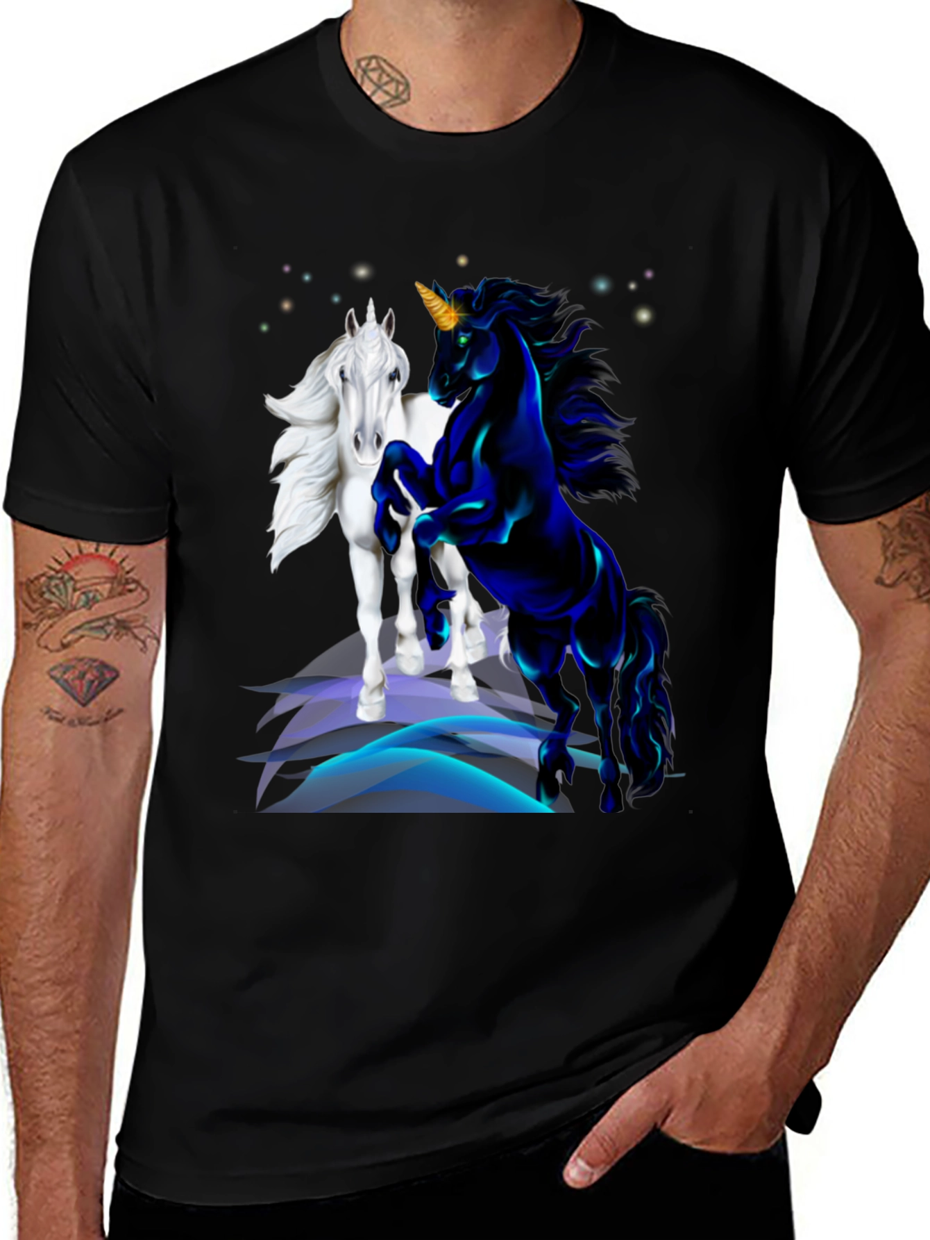 Variant 11 of Unicorn Graphic Tee - Mythical Creature Design
