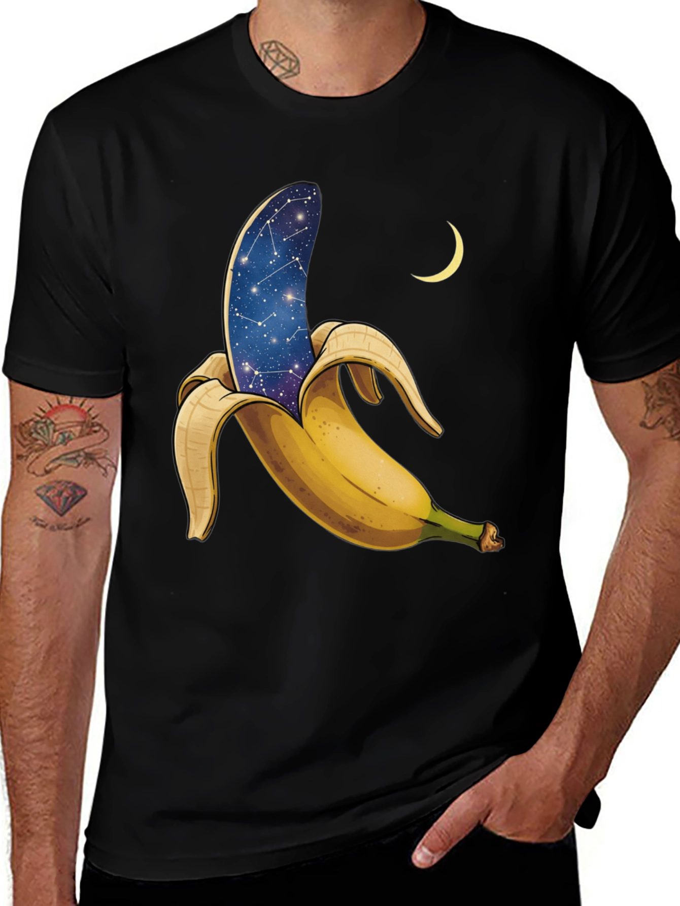 Variant 25 of Celestial Banana Graphic Tee