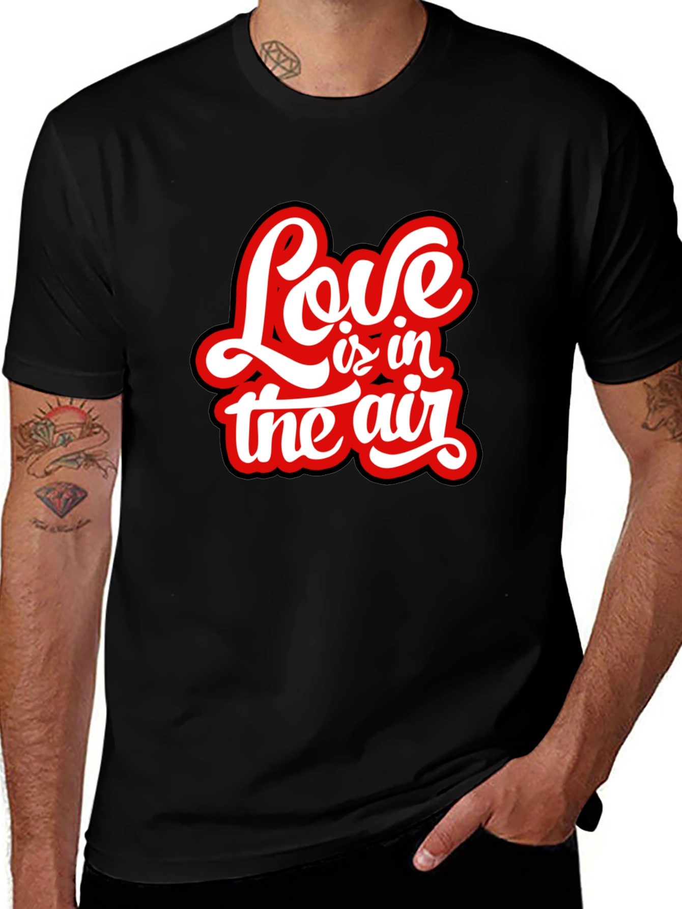 Variant 27 of Love is in the Air Graphic T-Shirt