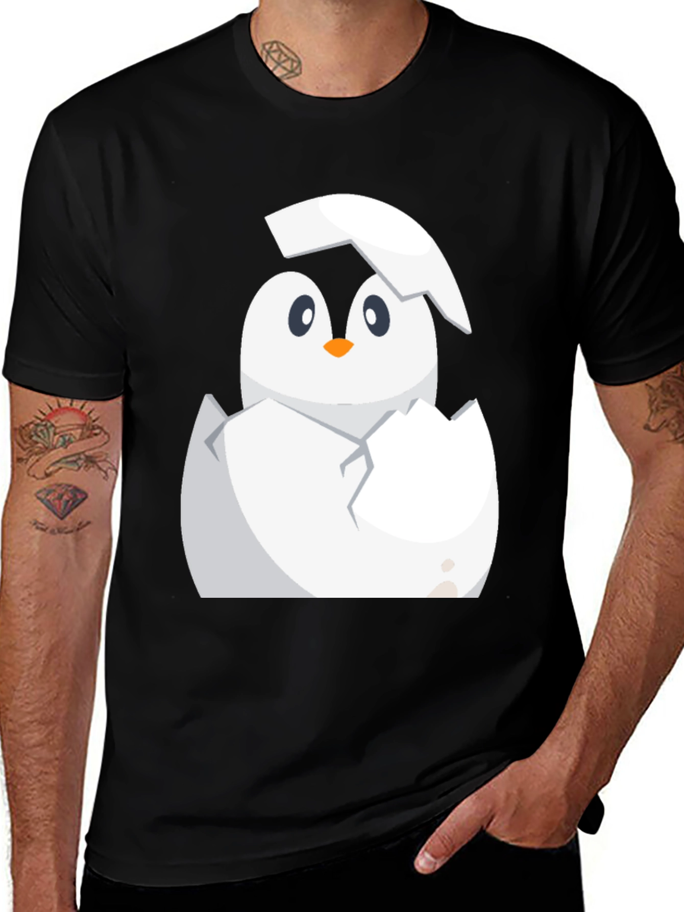 Variant 8 of Cute Chick in Egg Graphic T-Shirt