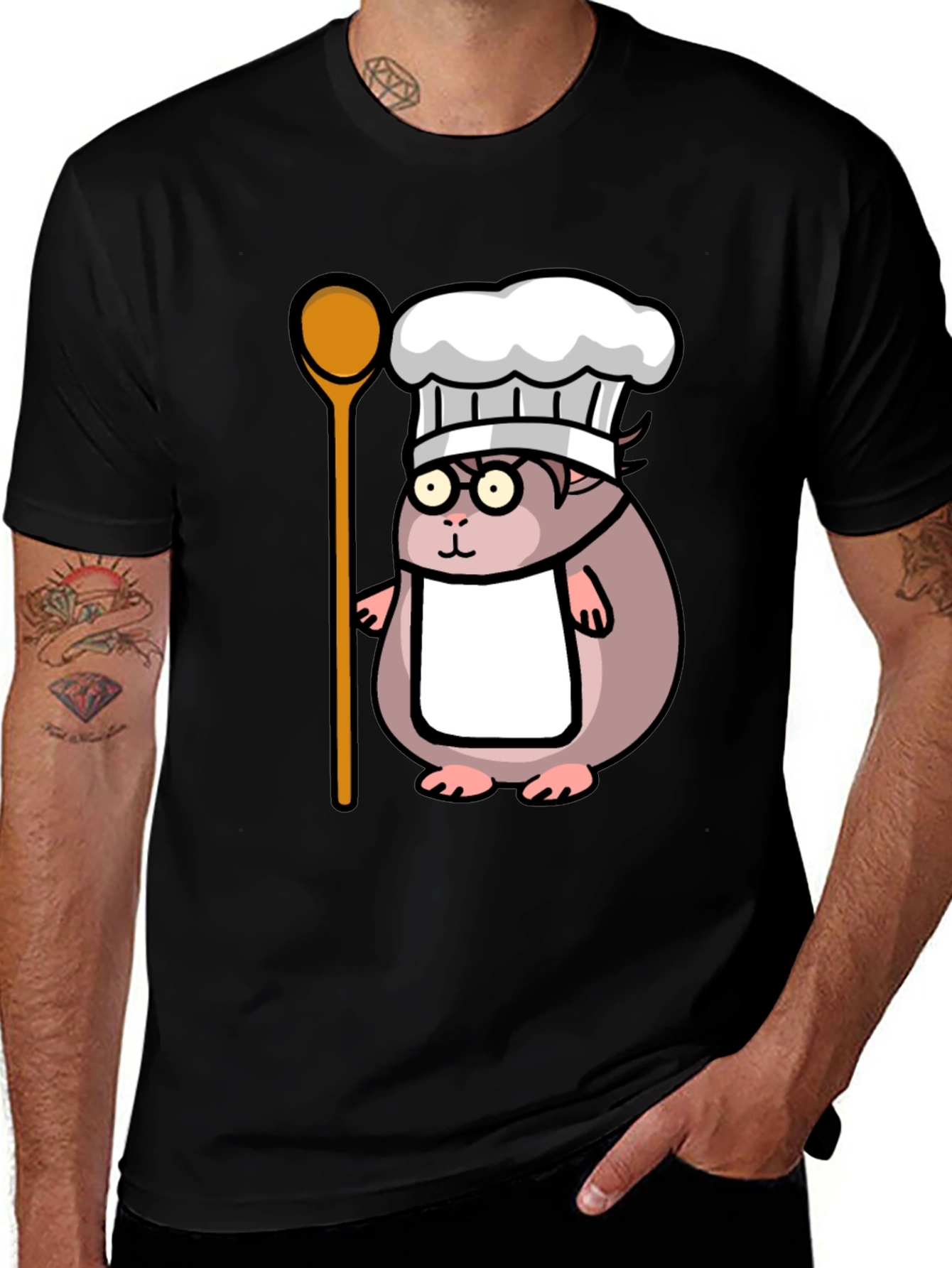 Variant 25 of Chef Hamster T-Shirt - Cute Cook Design