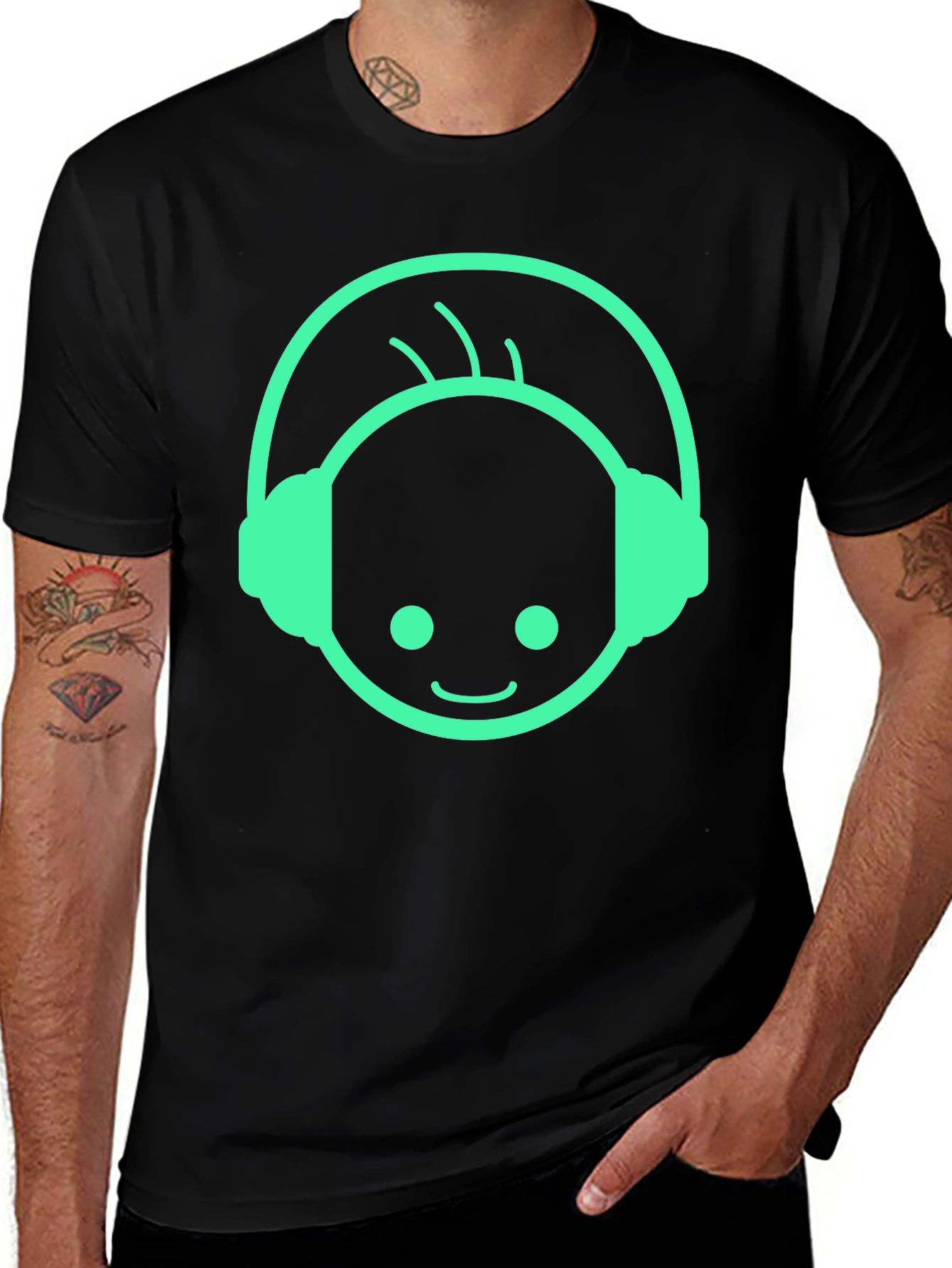Variant 6 of DJ Baby Graphic Tee - Cool Music Lover Shirt
