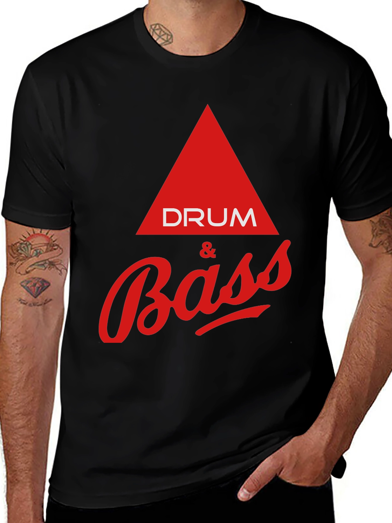 Variant 17 of Drum & Bass Black T-Shirt