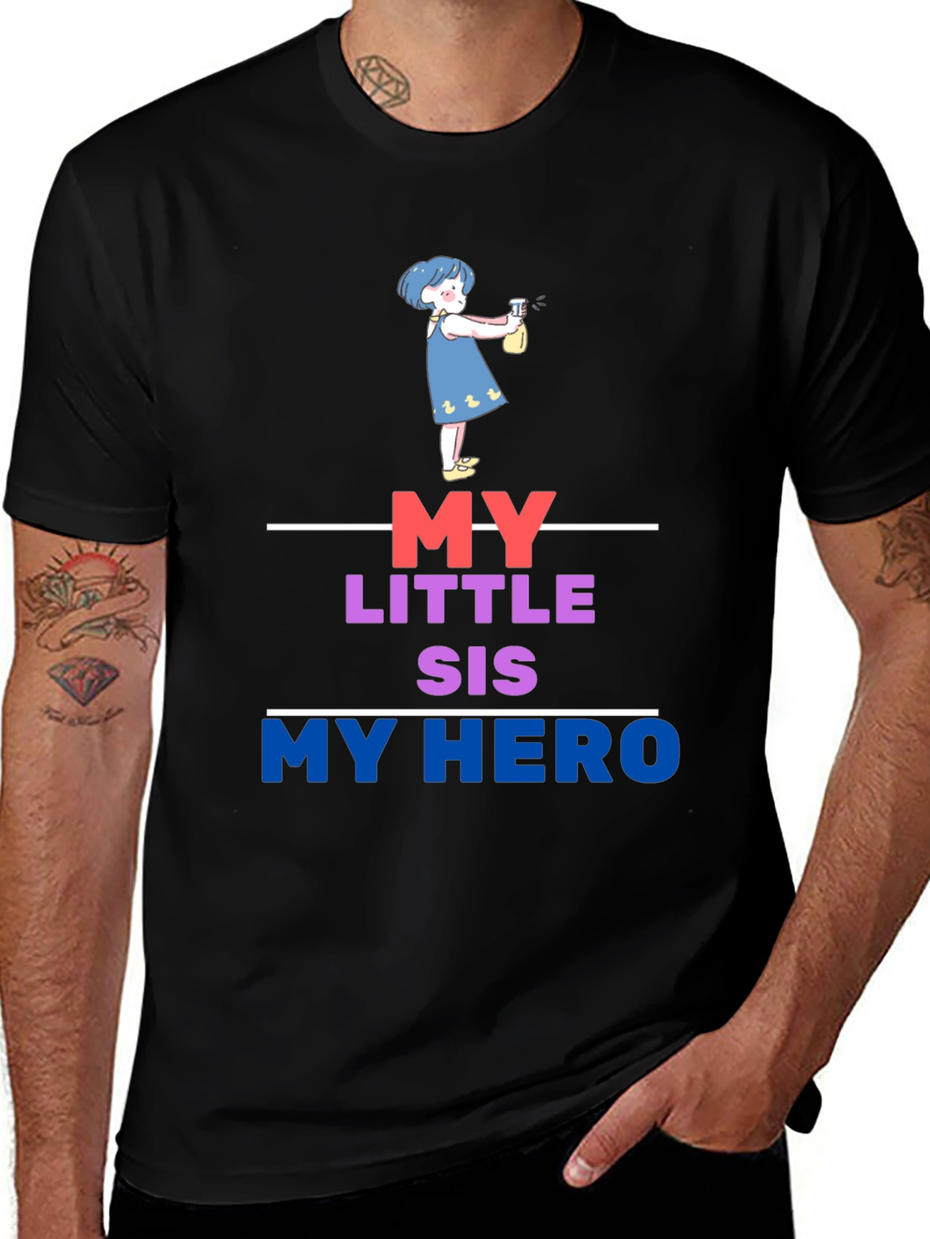 Variant 18 of My Little Sis My Hero Graphic Tee