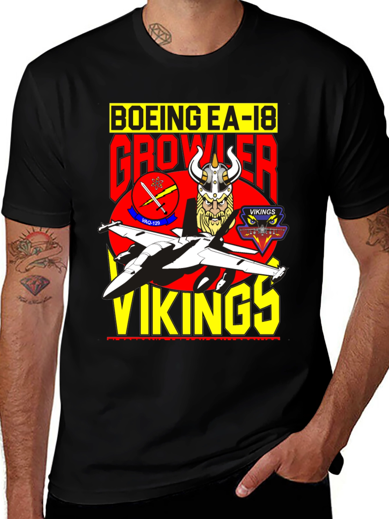 Boeing EA-18 Growler Vikings T-Shirt