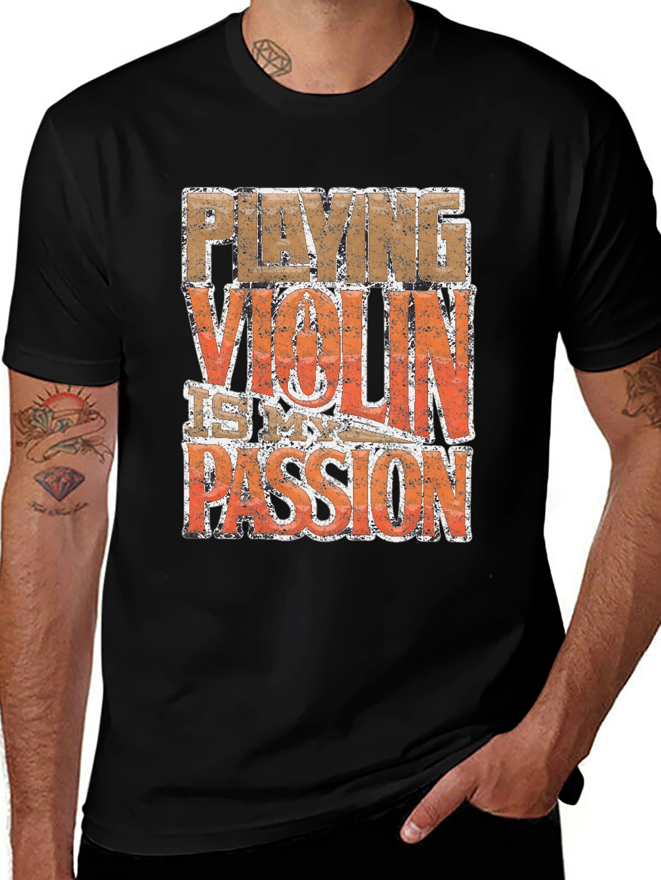 Variant 7 of Violin Passion T-Shirt