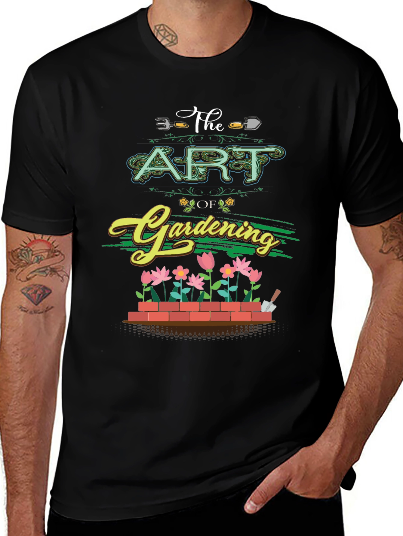 The Art of Gardening T-Shirt - Stylish Gardener Tee