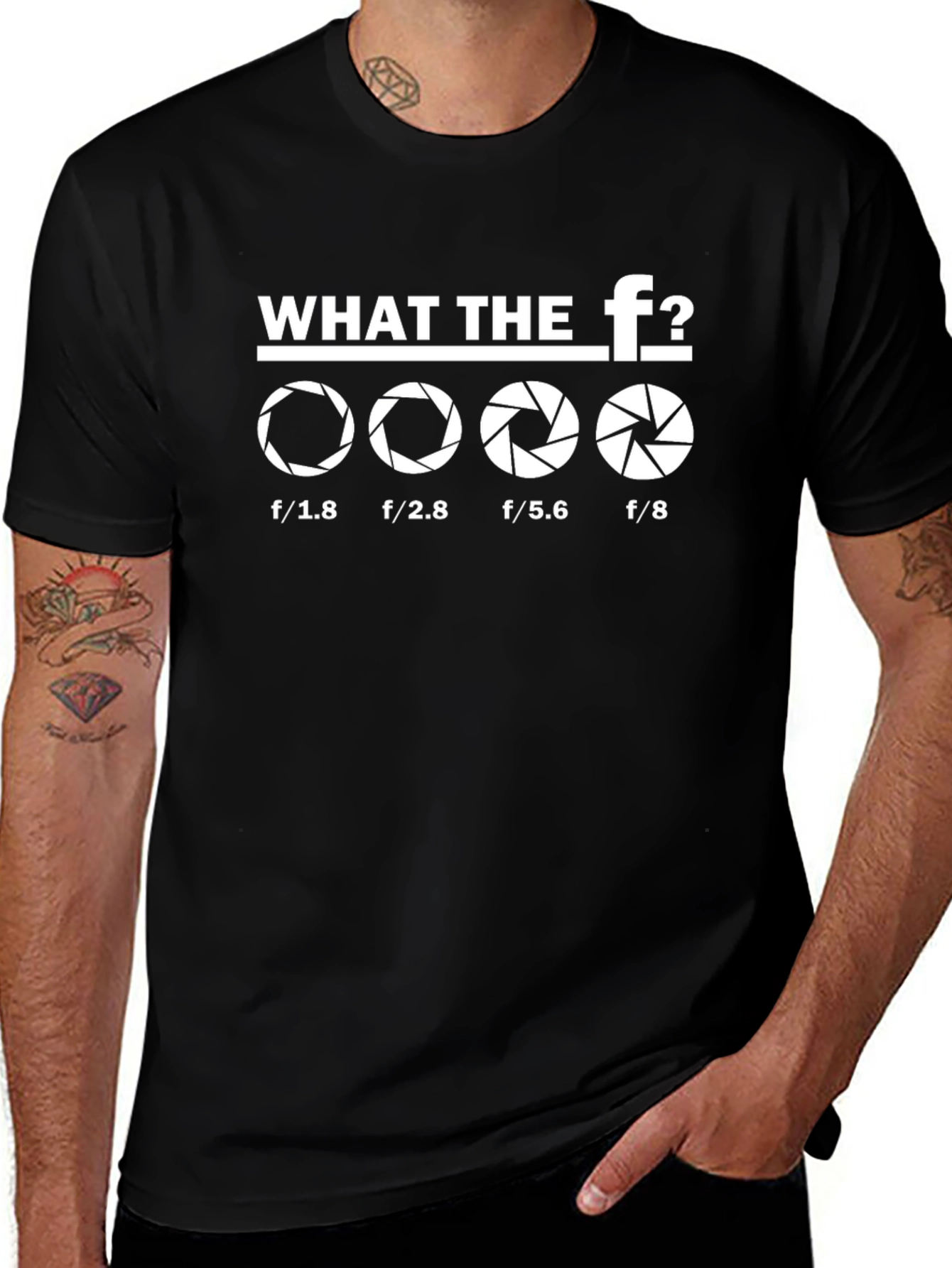 Photographer Aperture T-Shirt - What The F?