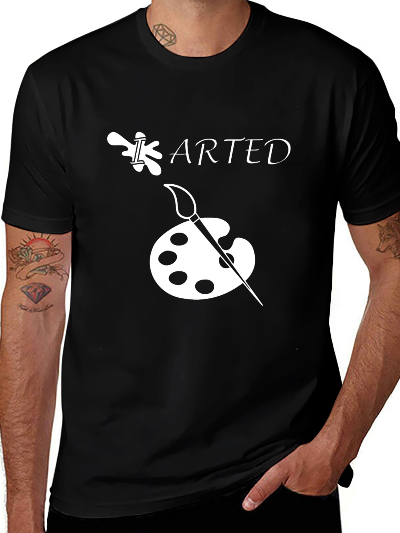 Arted T-Shirt - Artist Palette Design