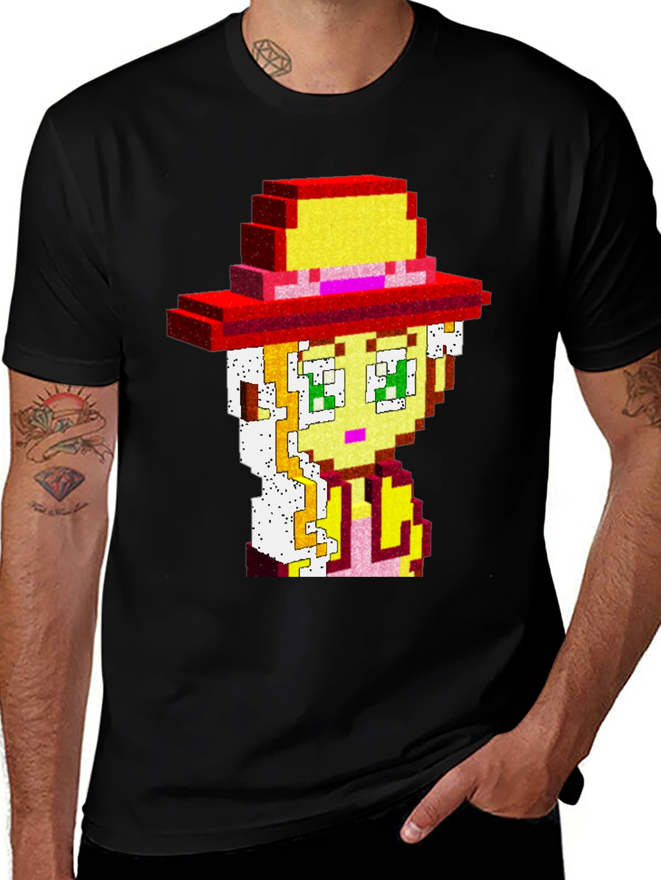 Variant 13 of Pixel Art Character Graphic Tee